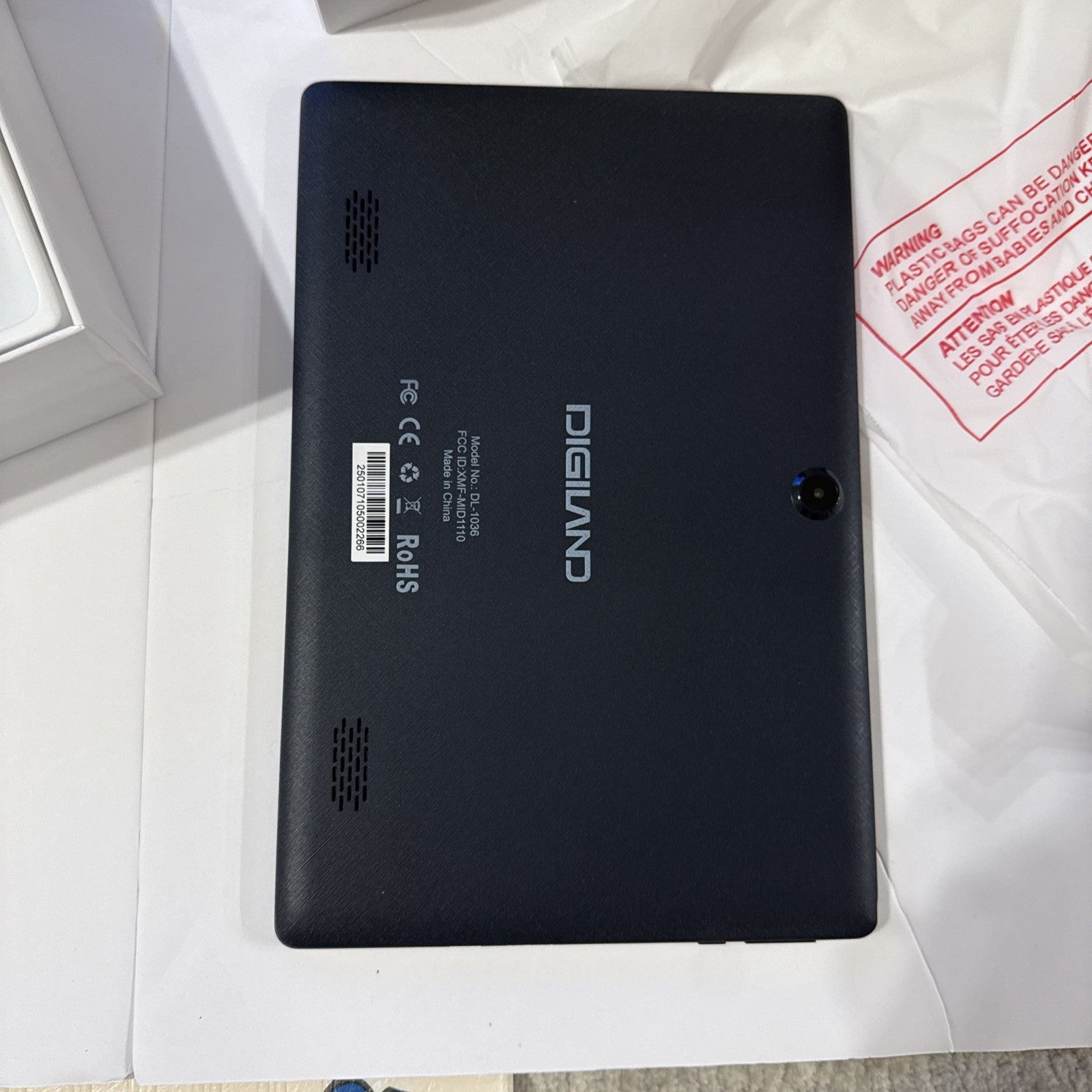 Digiland Tablet 10-1 Android 14 G80 Octa-Core 12GB Ram 128GB Rom Storage