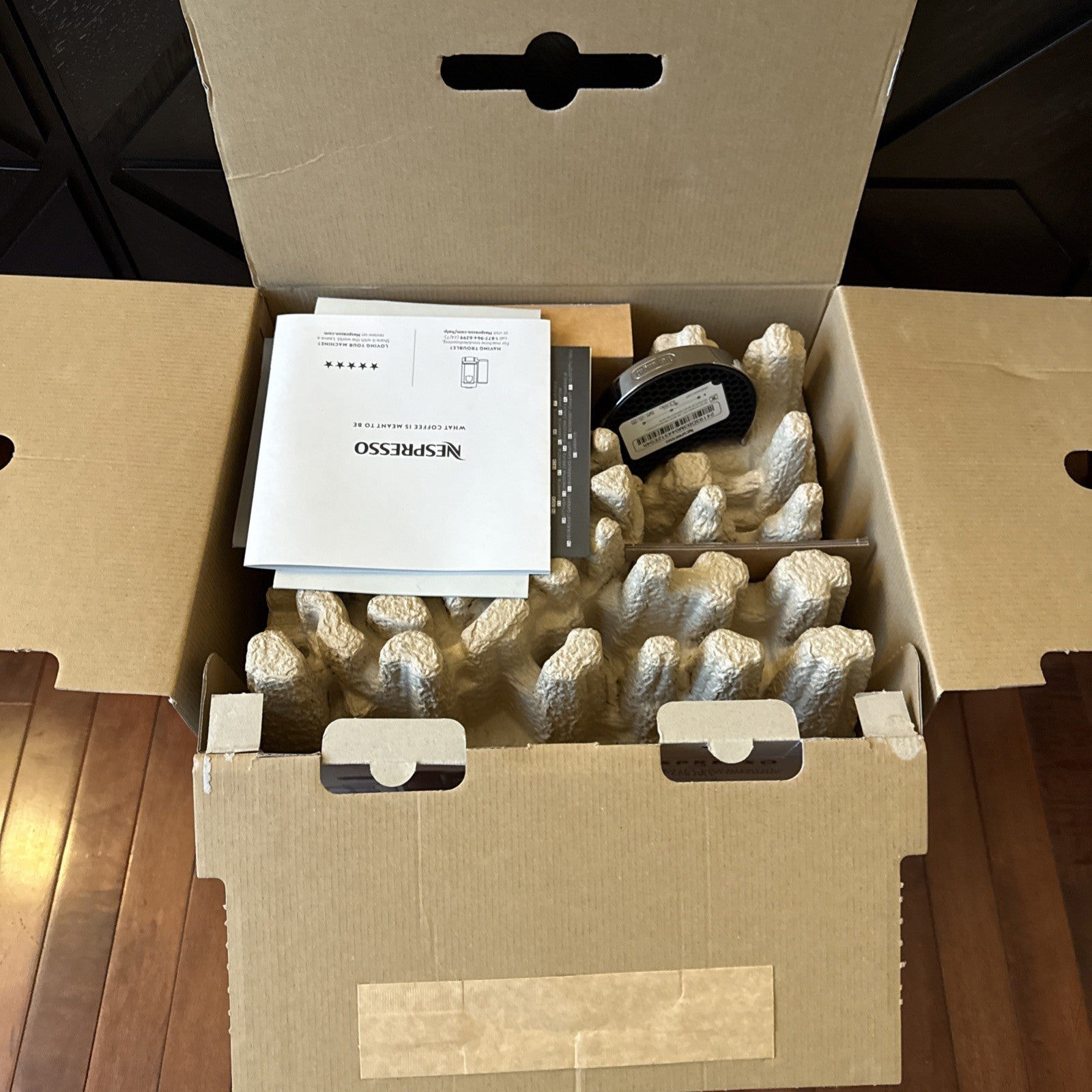 Nespresso Vertuo Plus & Aeroccino3 ENV155TAE  w/ Milk Frother DeLonghi Grey New