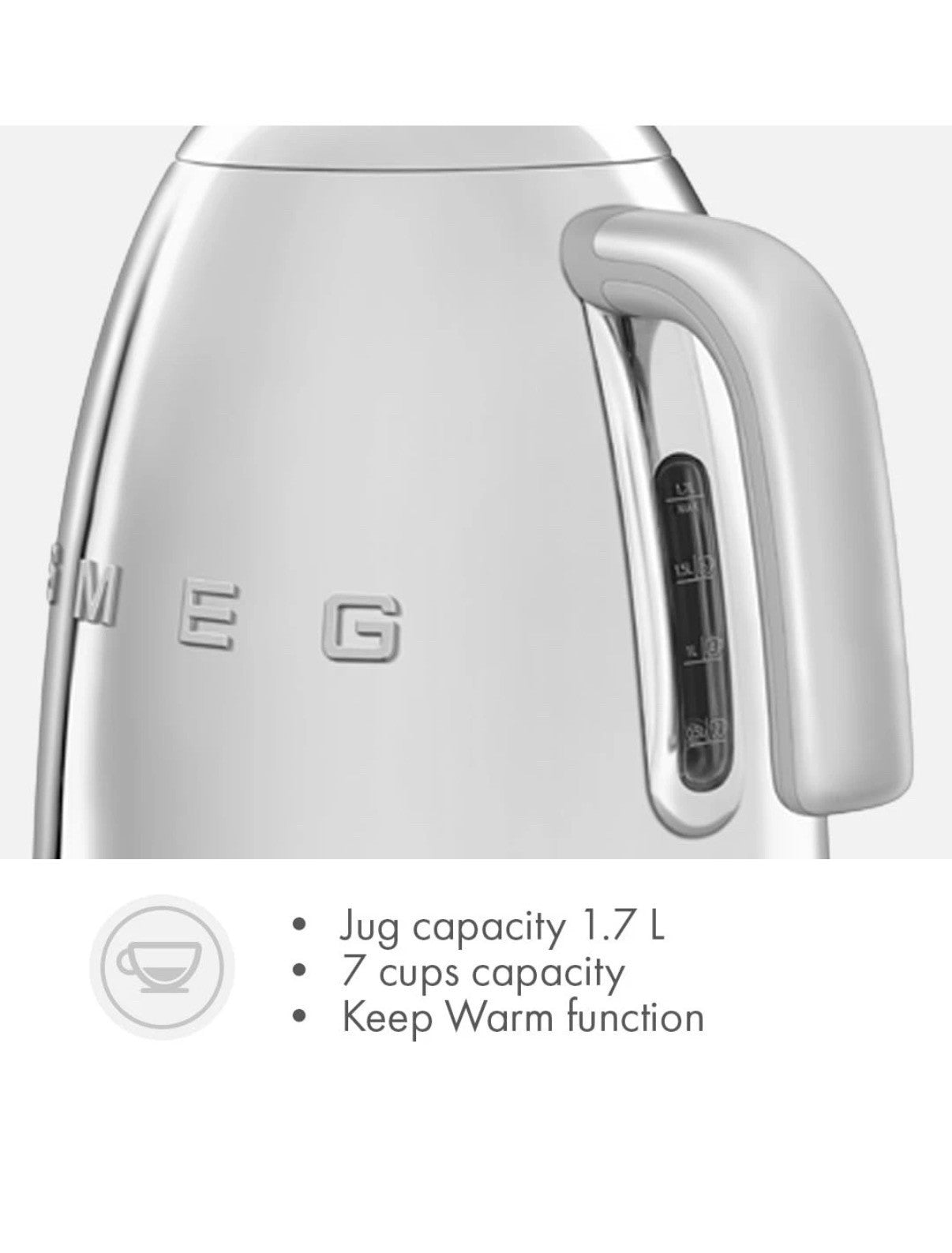 Variable Temperature Kettle 1.7L (7 Cup), Stainless Steel Tea & Coffee Kettle...