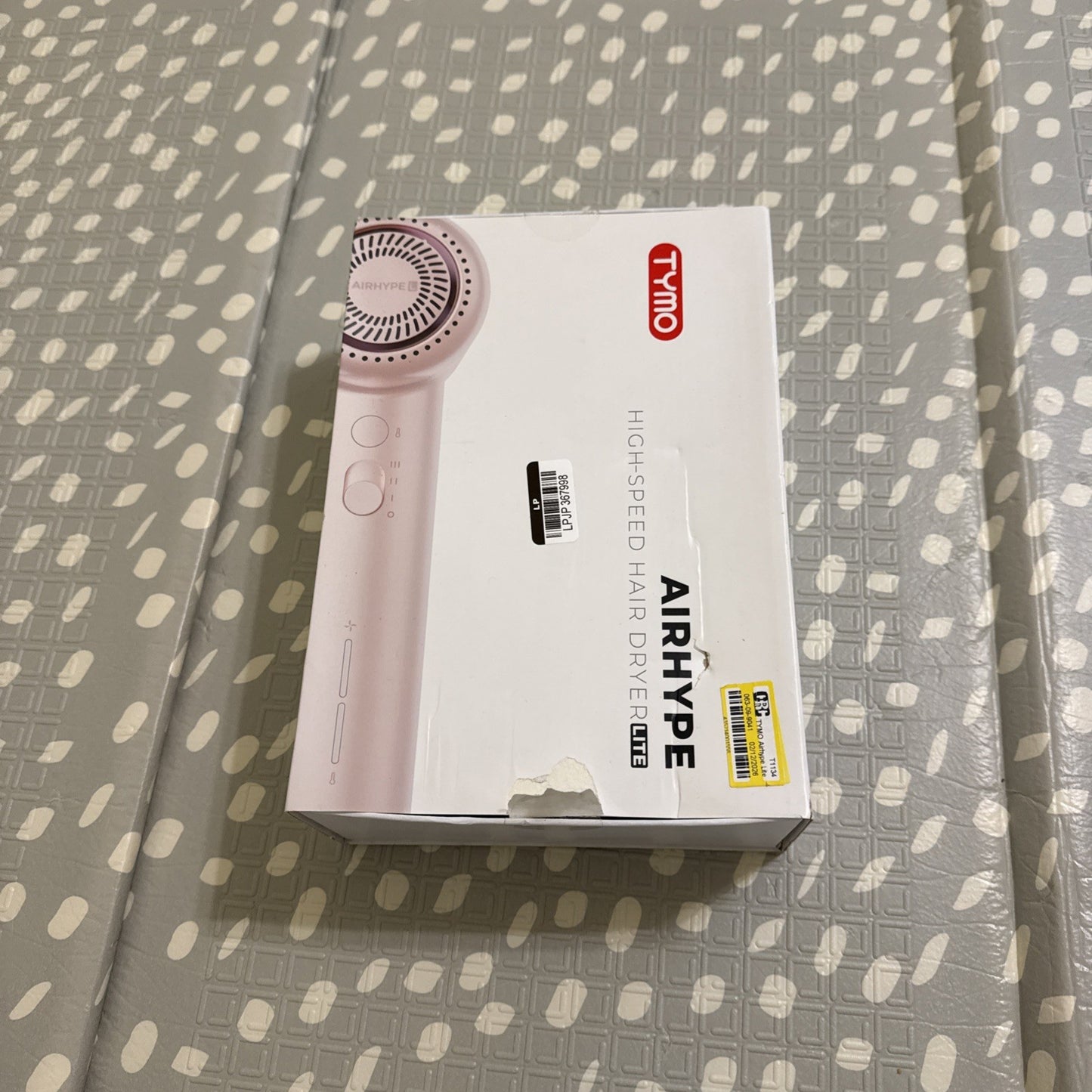 TYMO Airhype Lite High Speed Hair Dryer + Nozzle - Champagne Pink