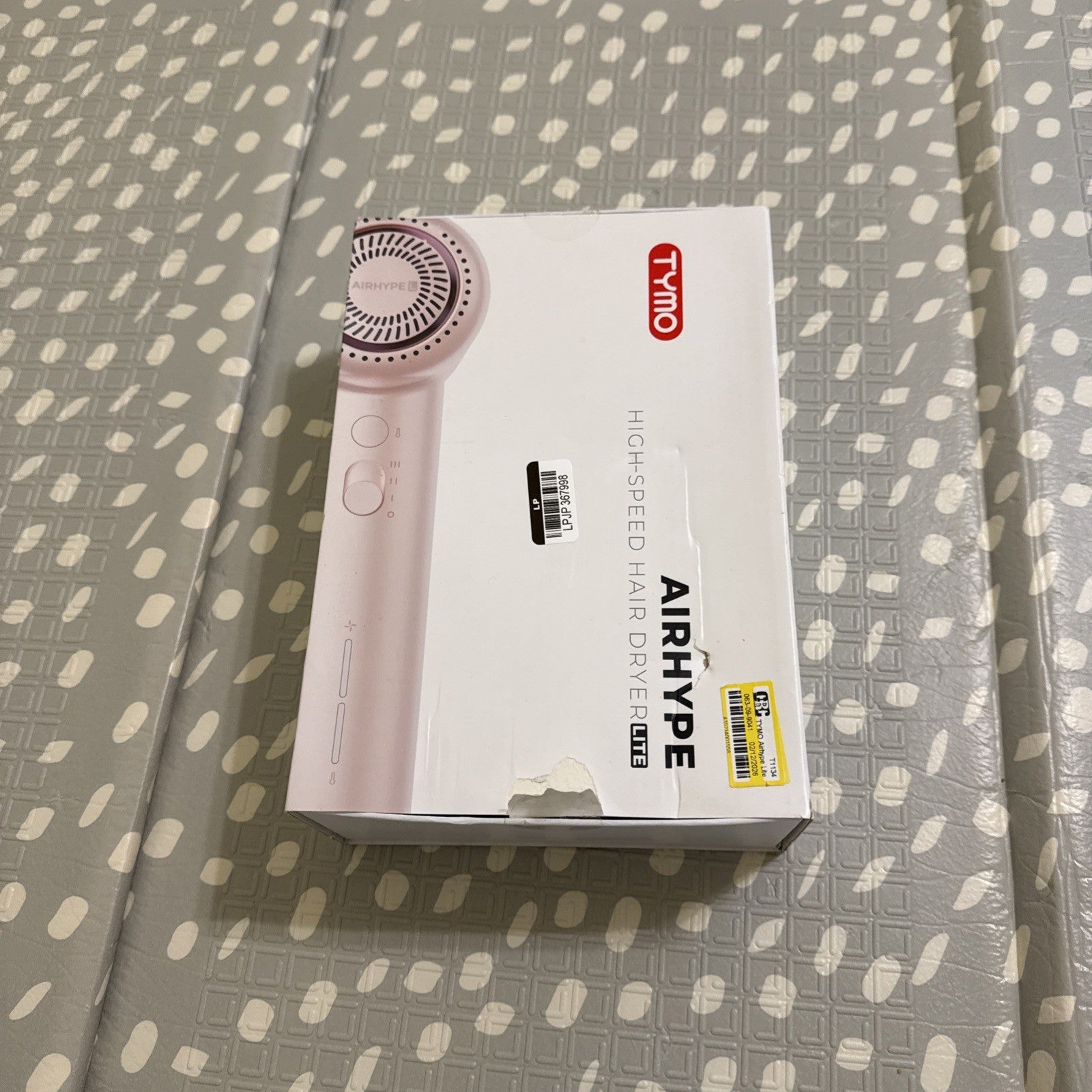 TYMO Airhype Lite High Speed Hair Dryer + Nozzle - Champagne Pink