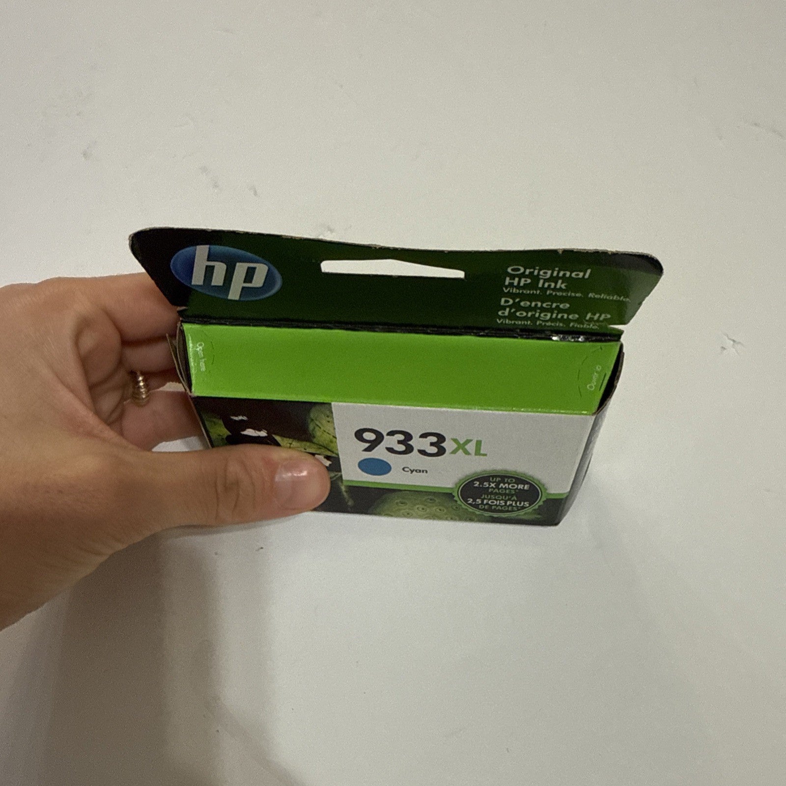 HP 933XL Cyan Ink CN054AN140 Cartridge EXP 01/2022