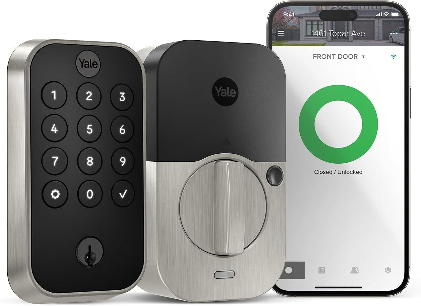 Yale Assure Lock 2 Wi-Fi Keypad Smart Lock Satin Nickel - open box