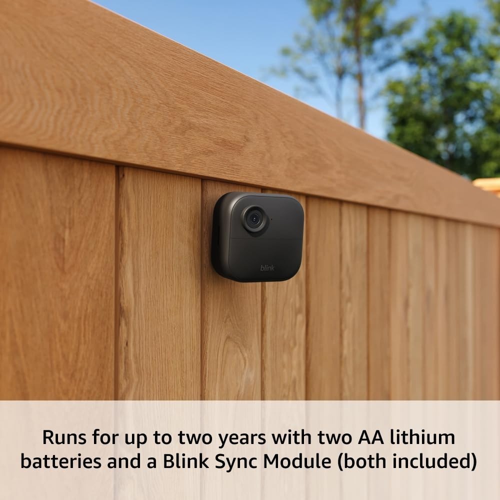 Blink Outdoor 4 Smart Security Camera System 2-Camera Kit 1080p HD Wireless