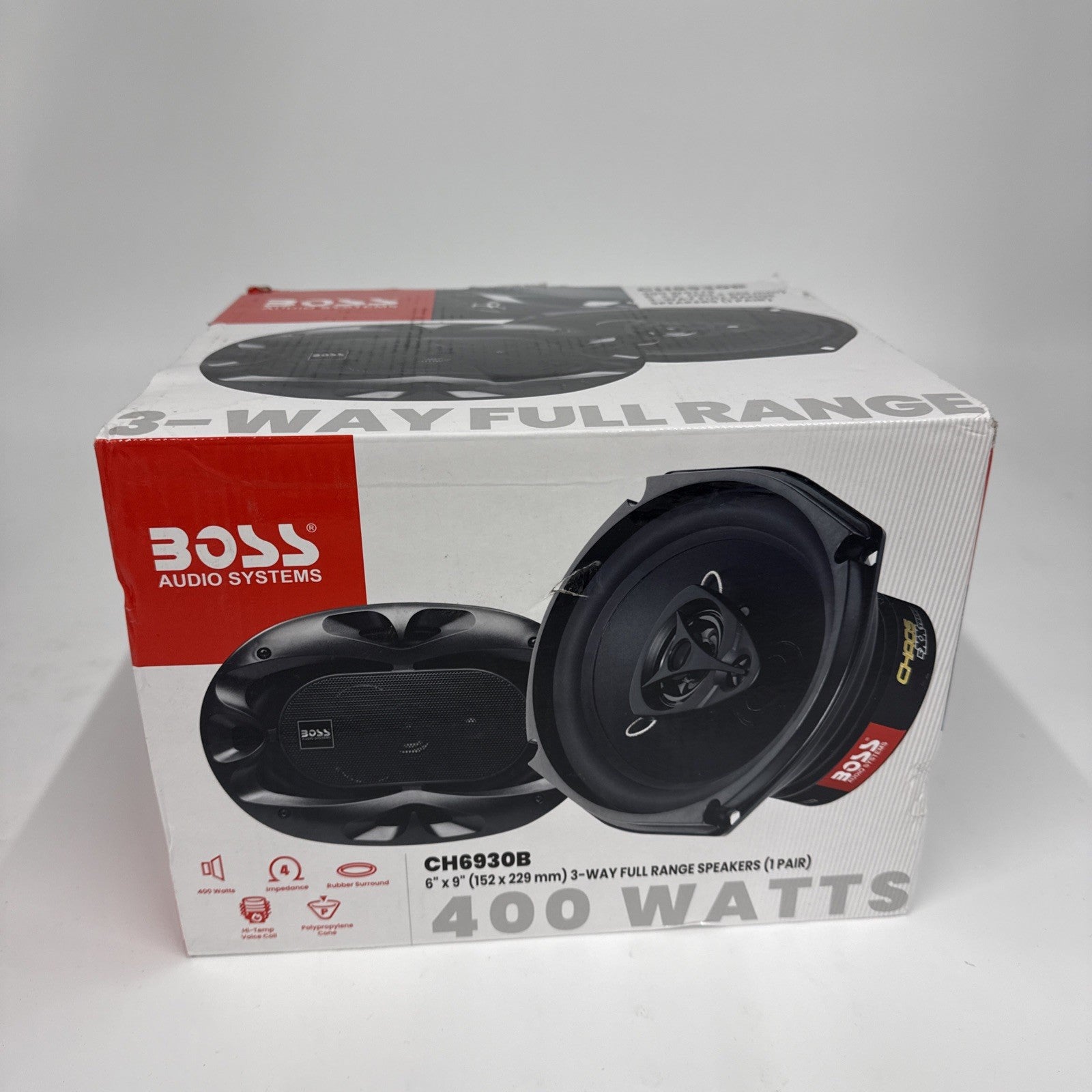 BOSS Audio Systems CH6930B Chaos Series 6 x 9 Inch Car Stereo Door Black 