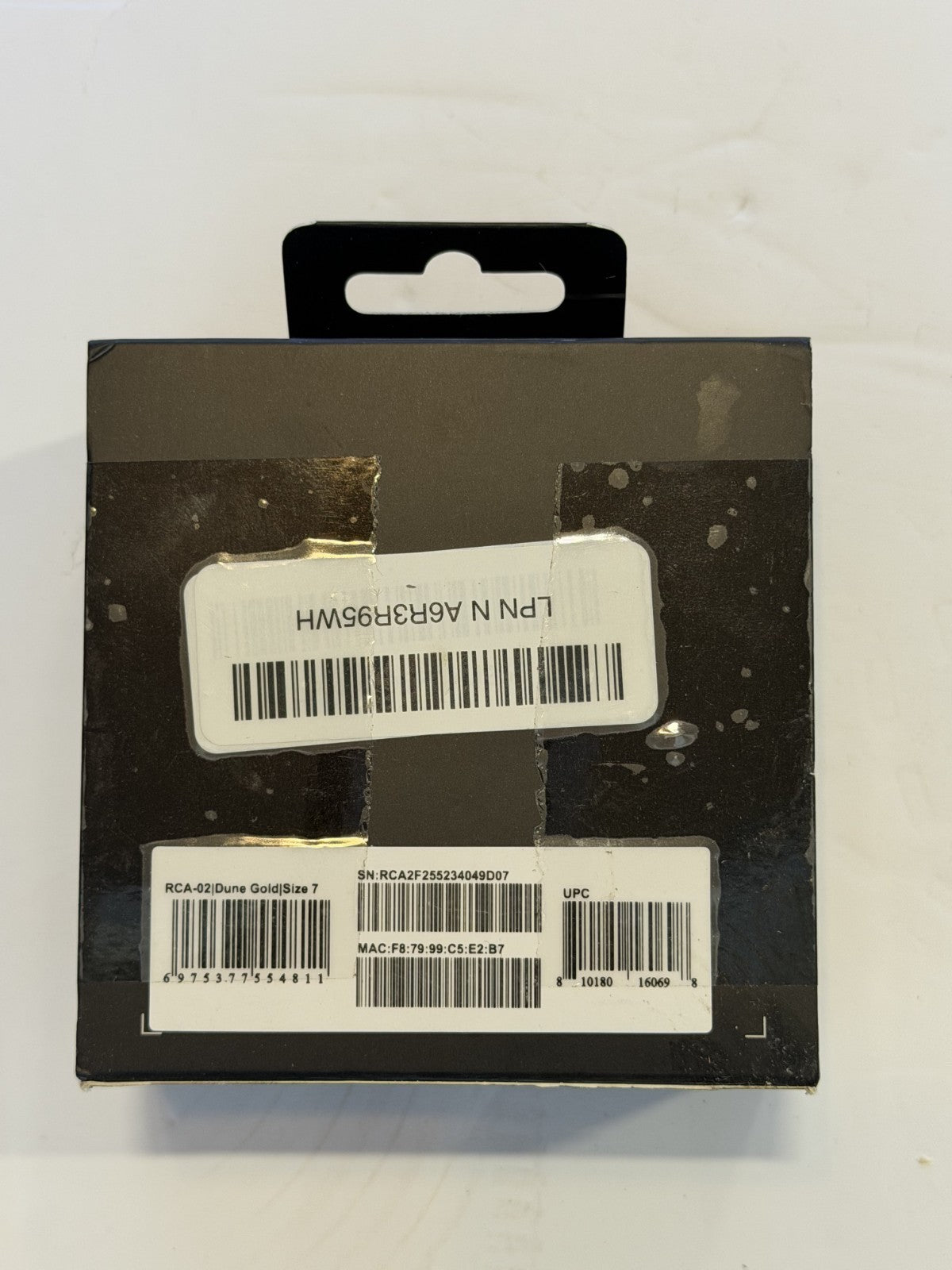 RingConn Gen 2 Air Smart Ring, Size 7 Dune Gold