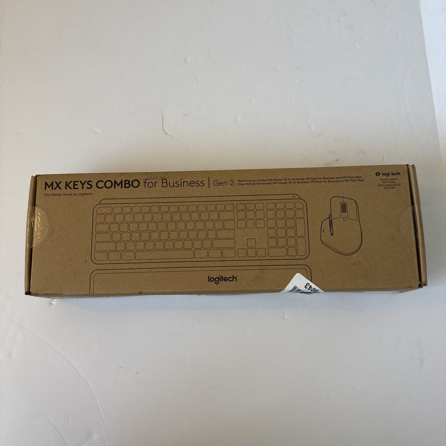 Logitech MX Keys Combo for Business , Gen 2, Full Size Wireless Keyboard and