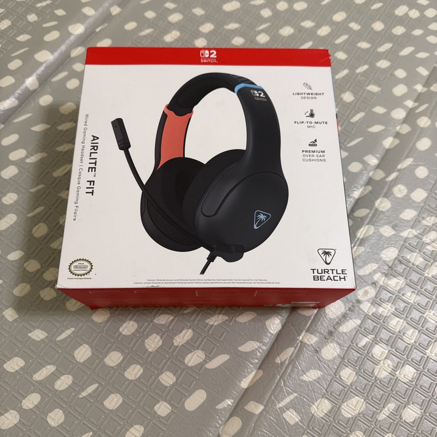 Turtle Beach - Airlite Fit Wired Over-Ear Gaming Headset for Nintendo Switch ...
