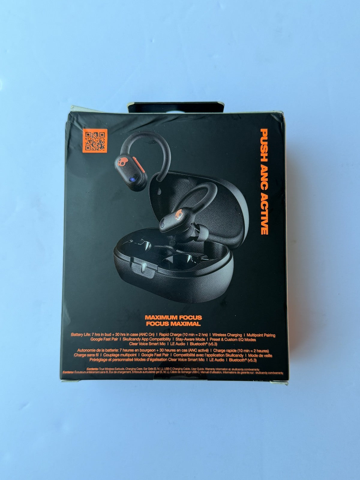 New Skullcandy Push ANC Active in-Ear Wireless Earbuds, 58 Hr Battery, IP67