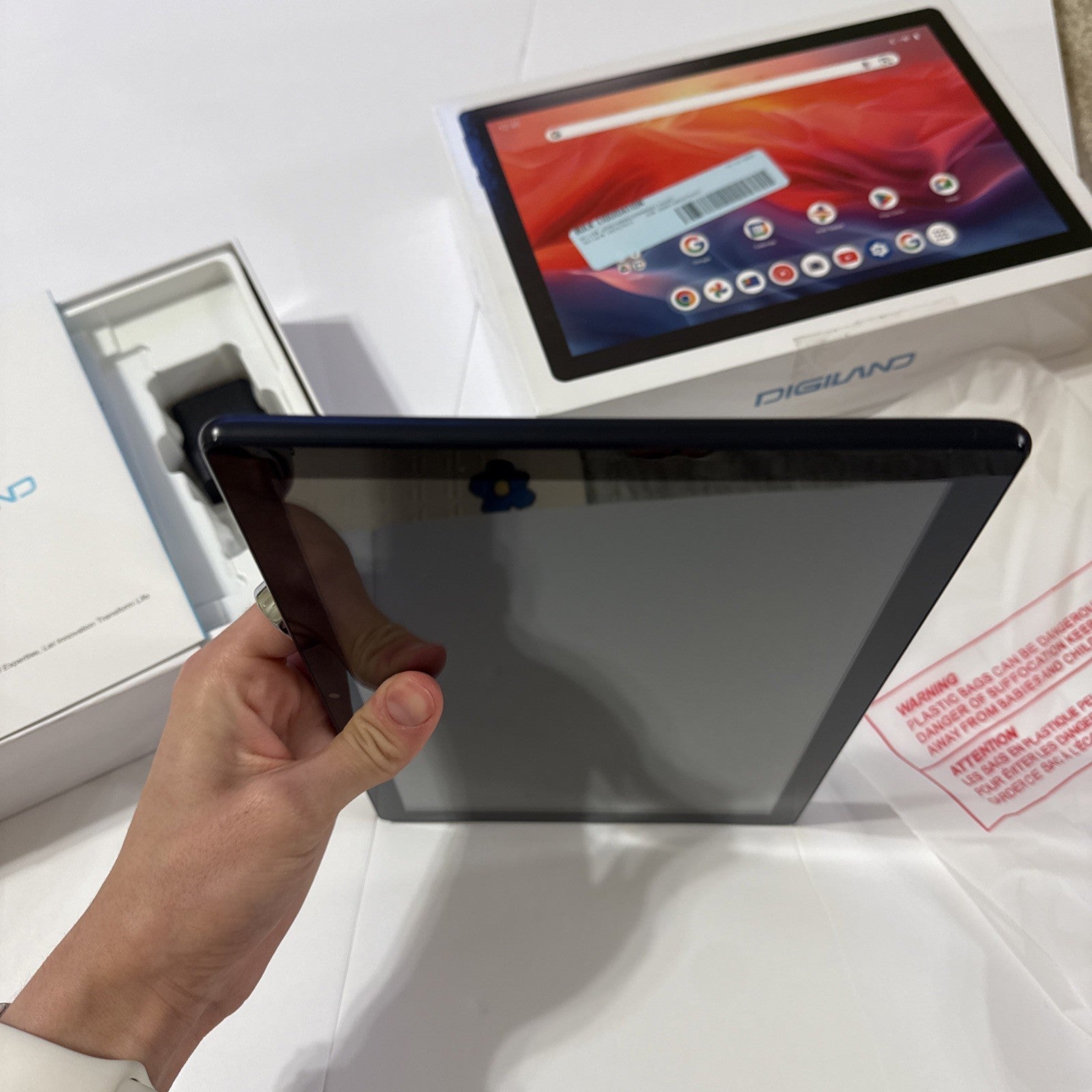 Digiland Tablet 10-1 Android 14 G80 Octa-Core 12GB Ram 128GB Rom Storage