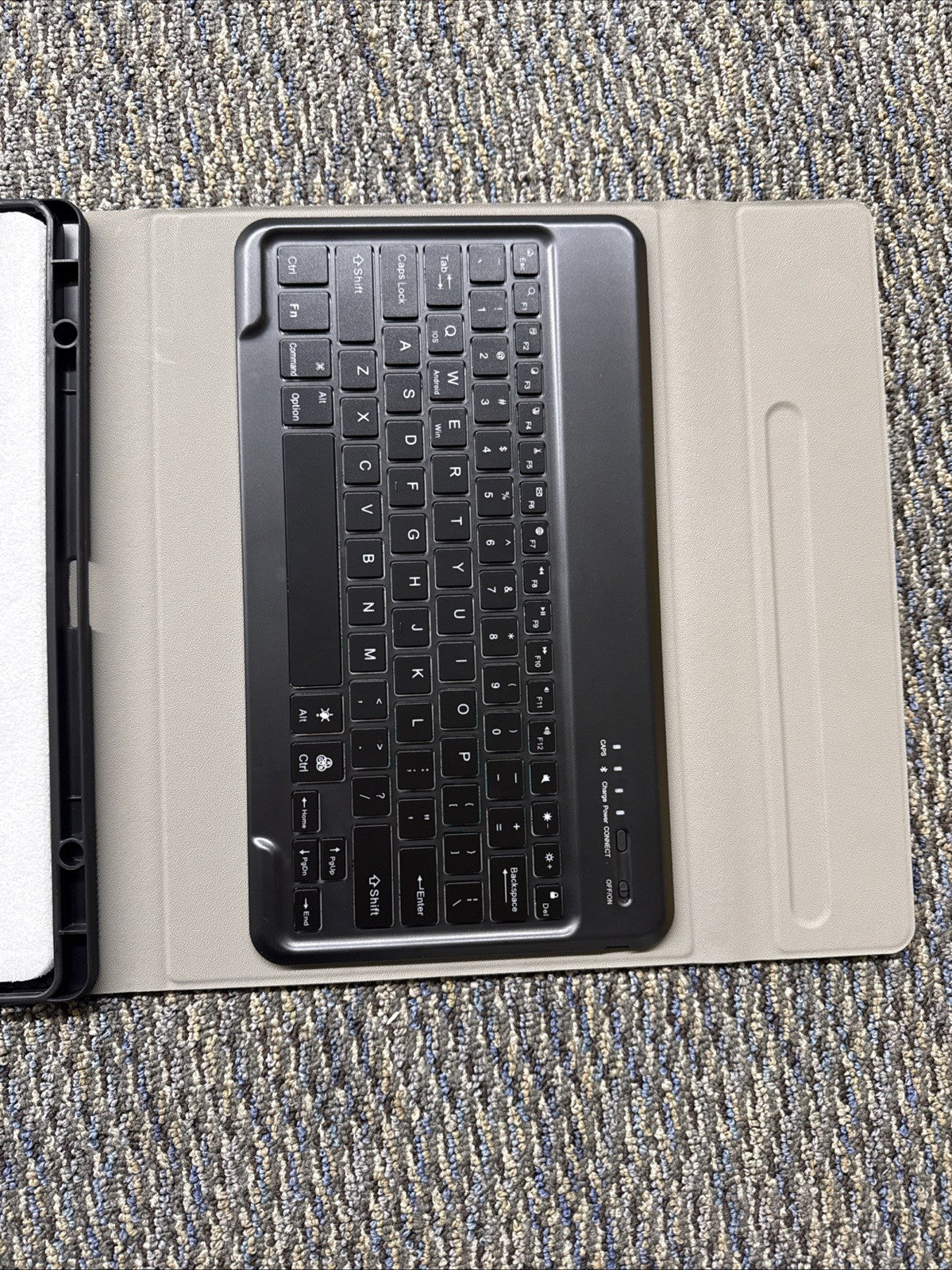 Keyboard Case for Samsung Galaxy Tab S9+ Black NEW