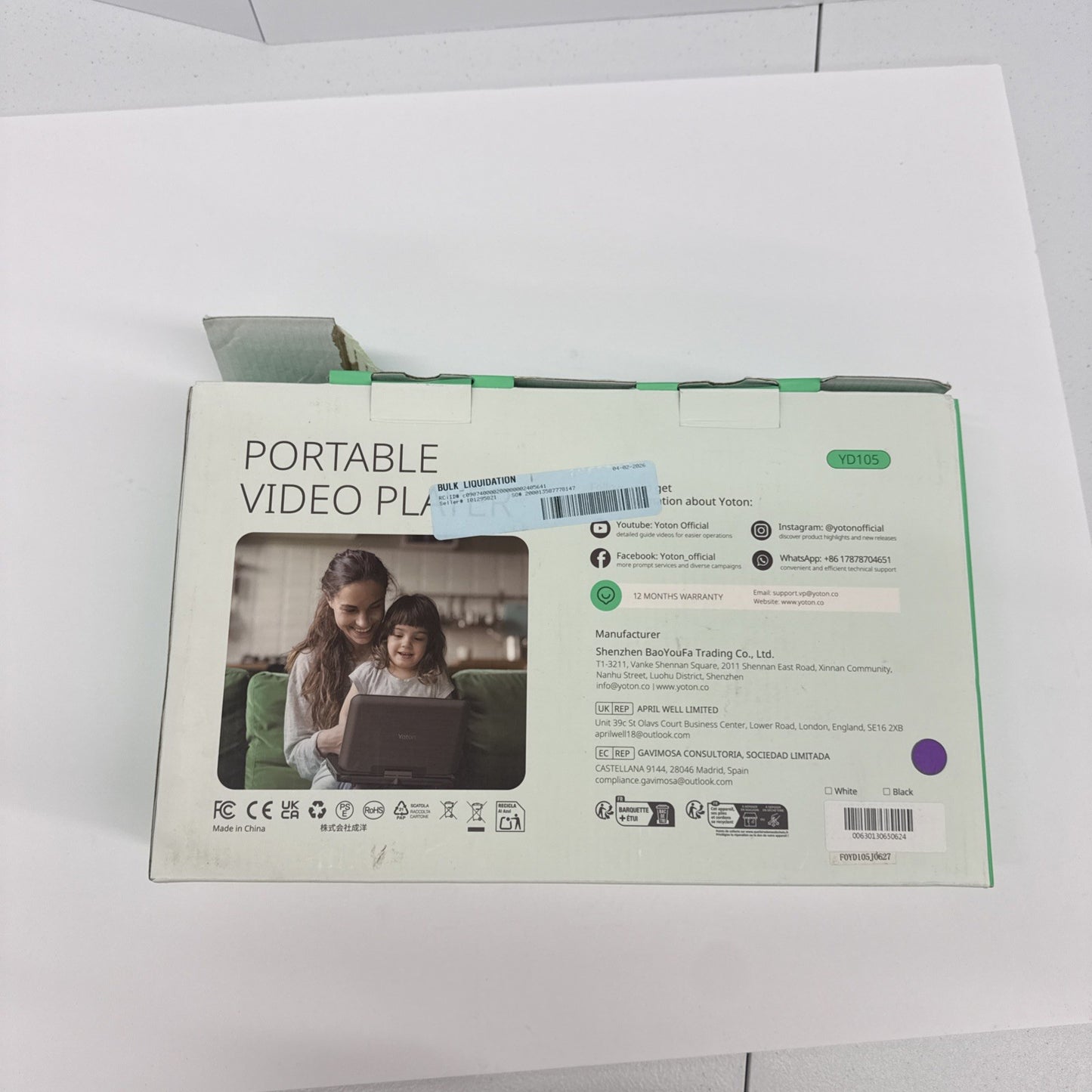 Portable Video Player Yoton