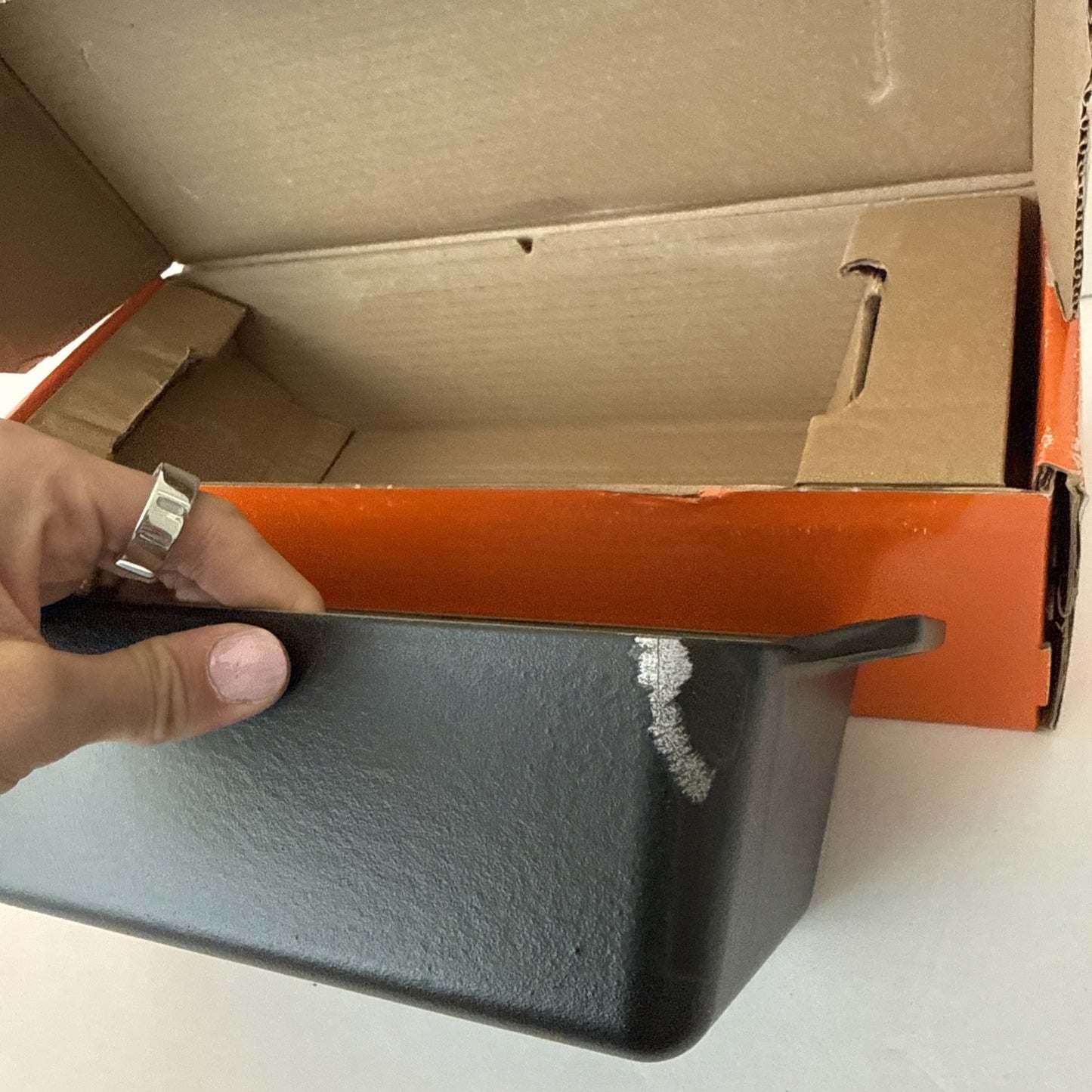Genuine Le Creuset Loaf pan 23cm 9 inc Matte Black See Pics