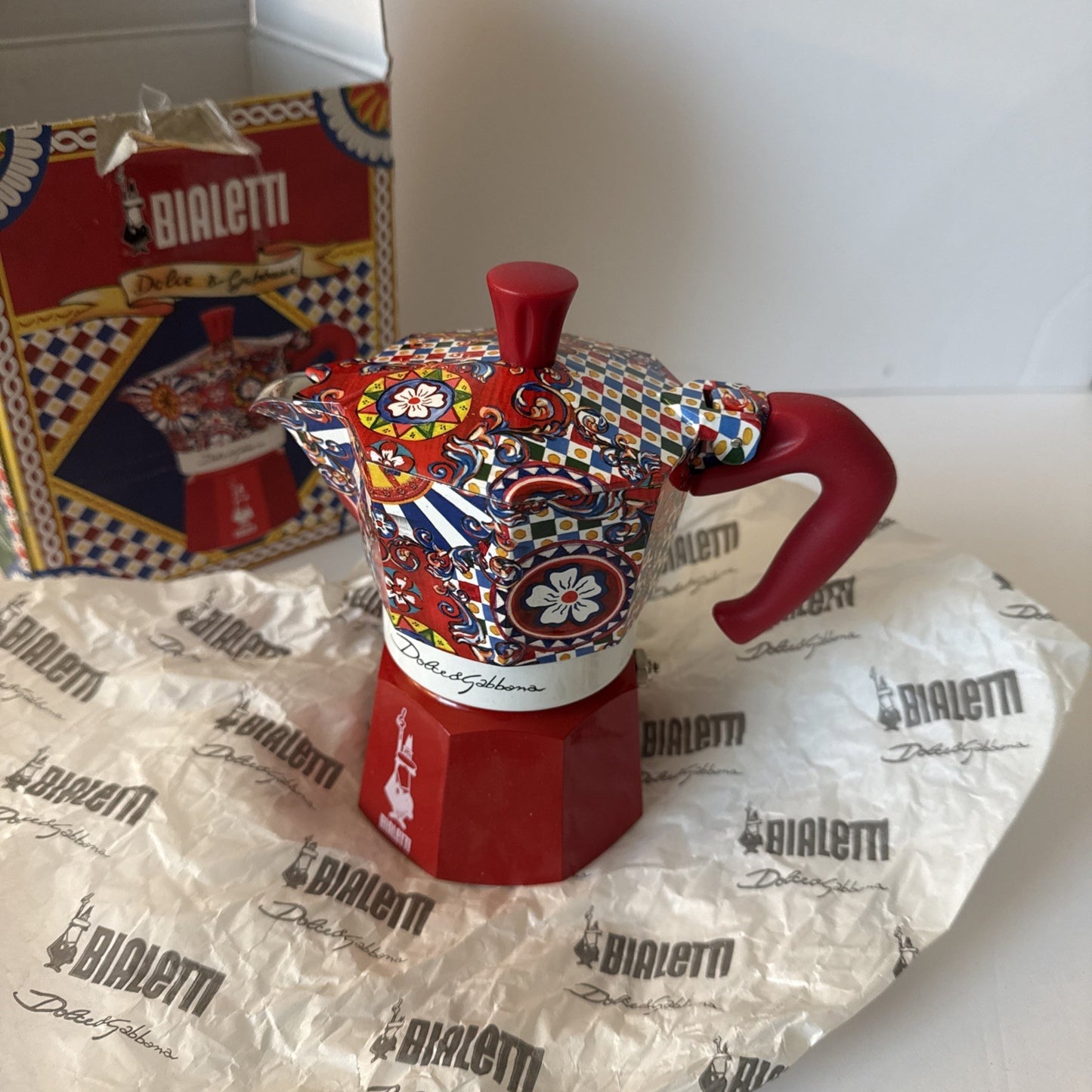 Bialetti Dolce & Gabbana Mocha Express 3 Cup Open Fire (Coffee Maker Espresso
