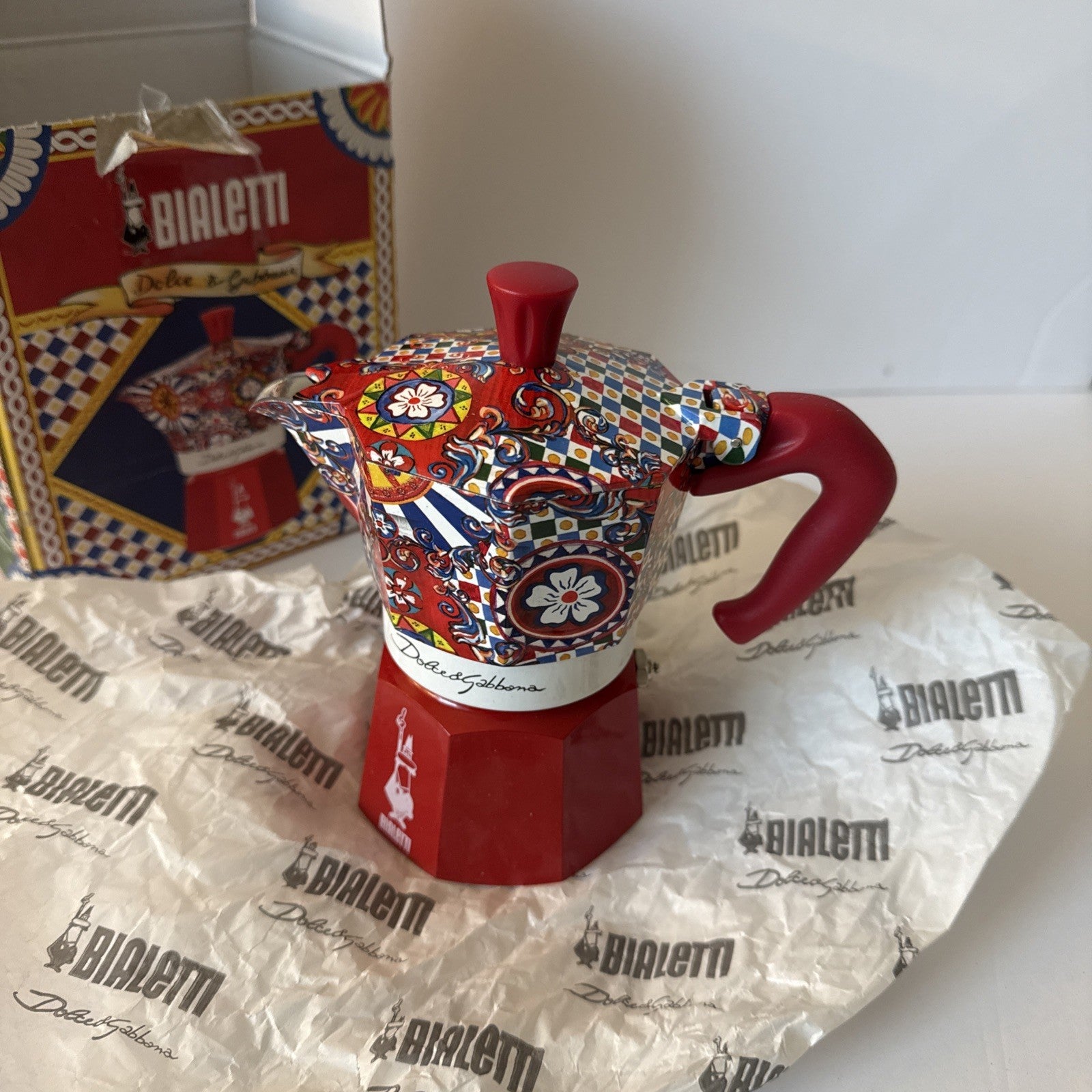 Bialetti Dolce & Gabbana Mocha Express 3 Cup Open Fire (Coffee Maker Espresso