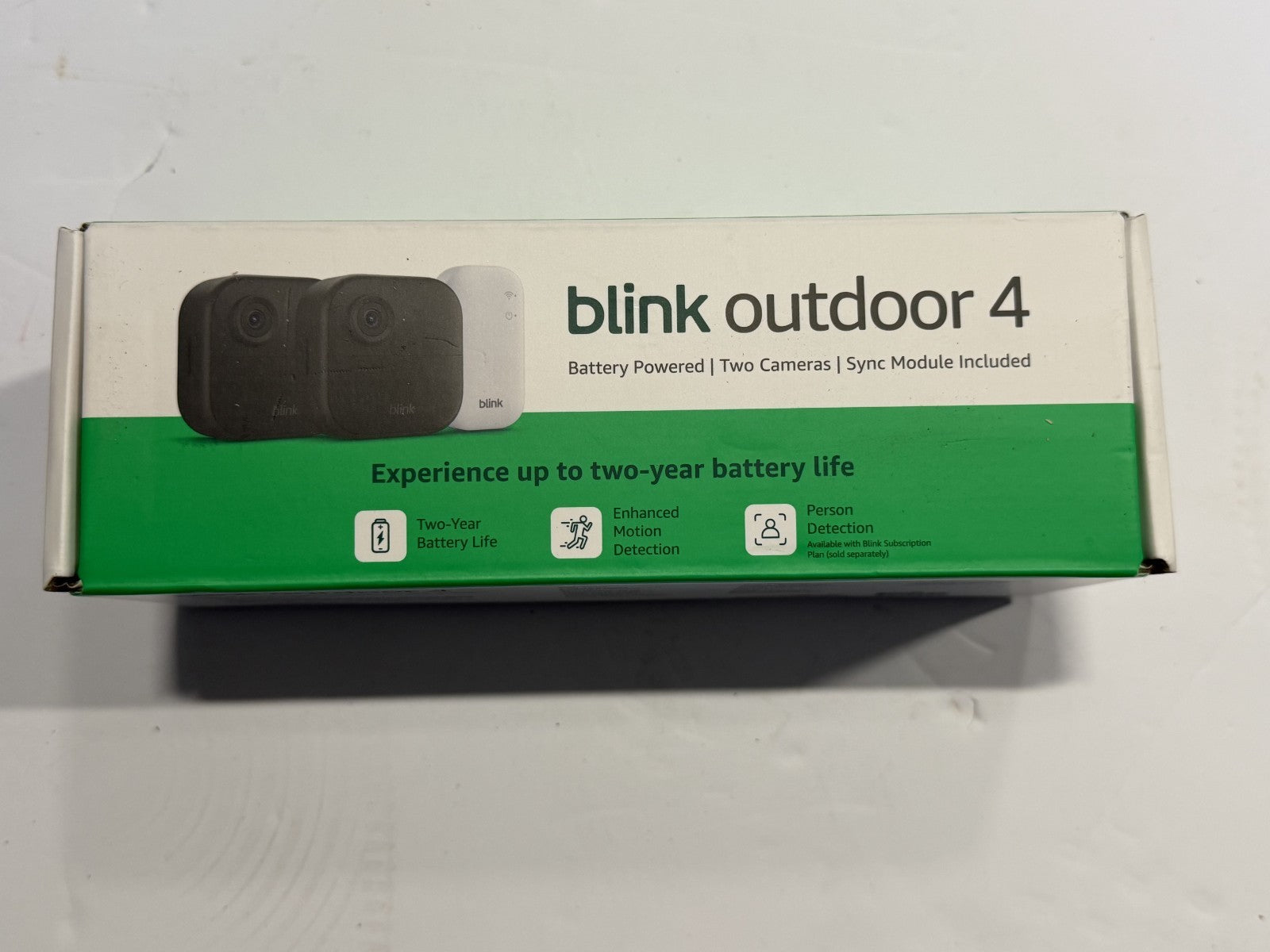 Blink Outdoor 4 Smart Security Camera System 2-Camera Kit 1080p HD Wireless
