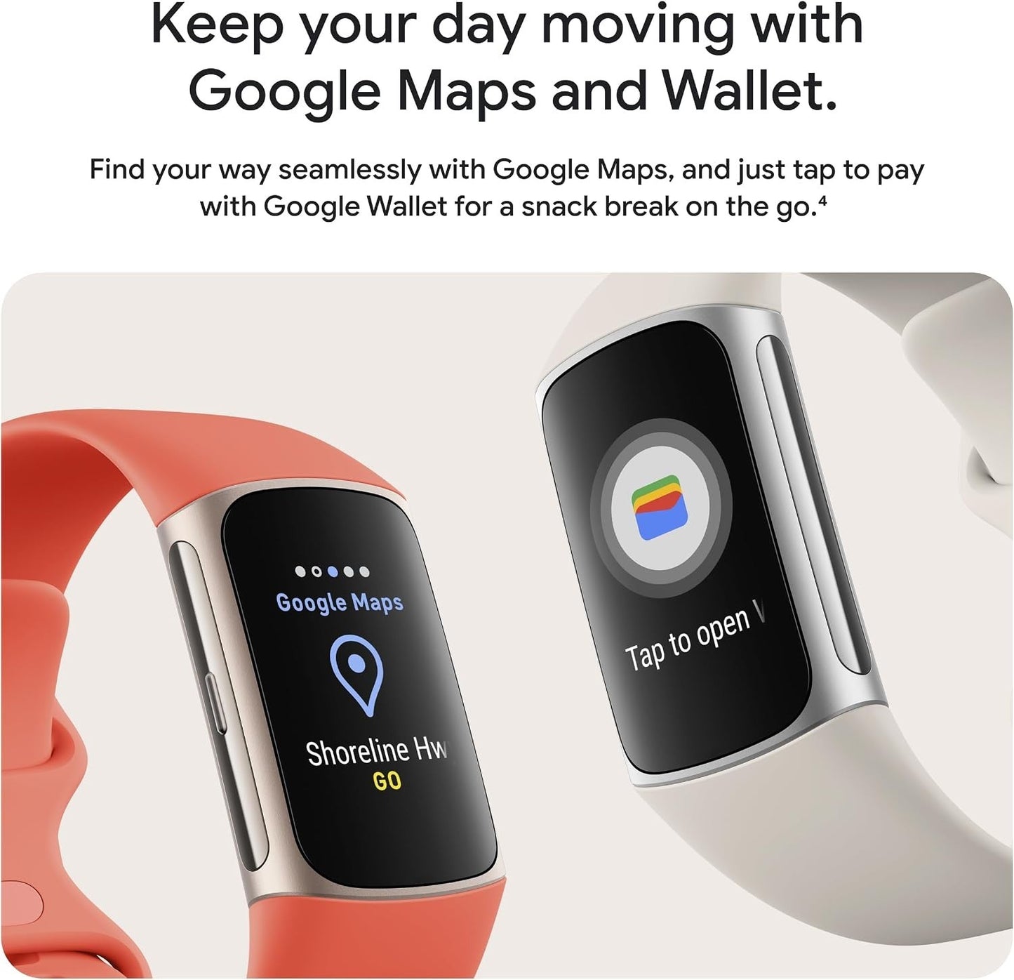 Fitbit Charge 6 Fitness Activity Tracker Heart Rate GPS Google- G3MP5