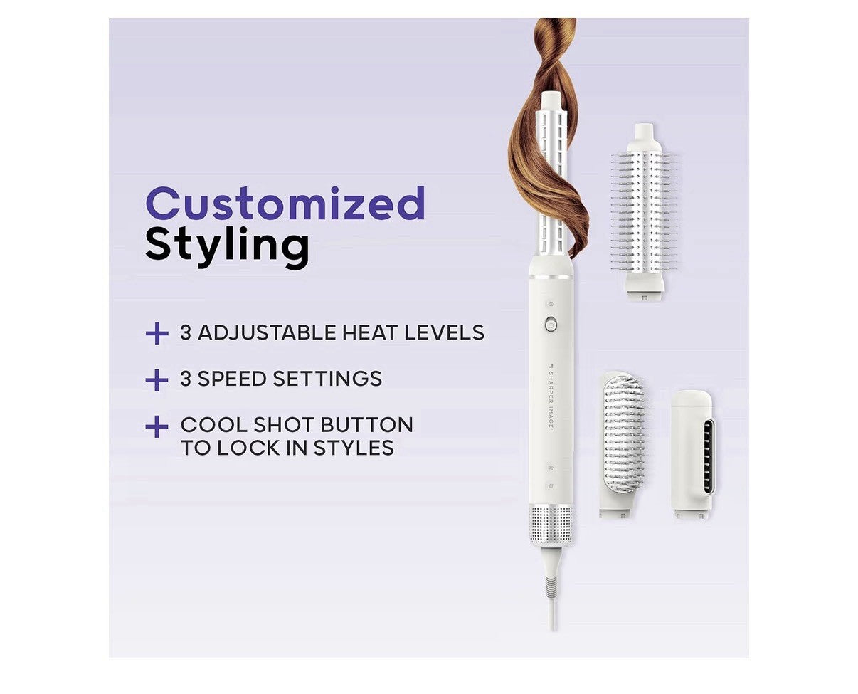 Sharper Image Revel 6-in-1 Hair Multi-Styler Airflow Styler 6pc See Notes