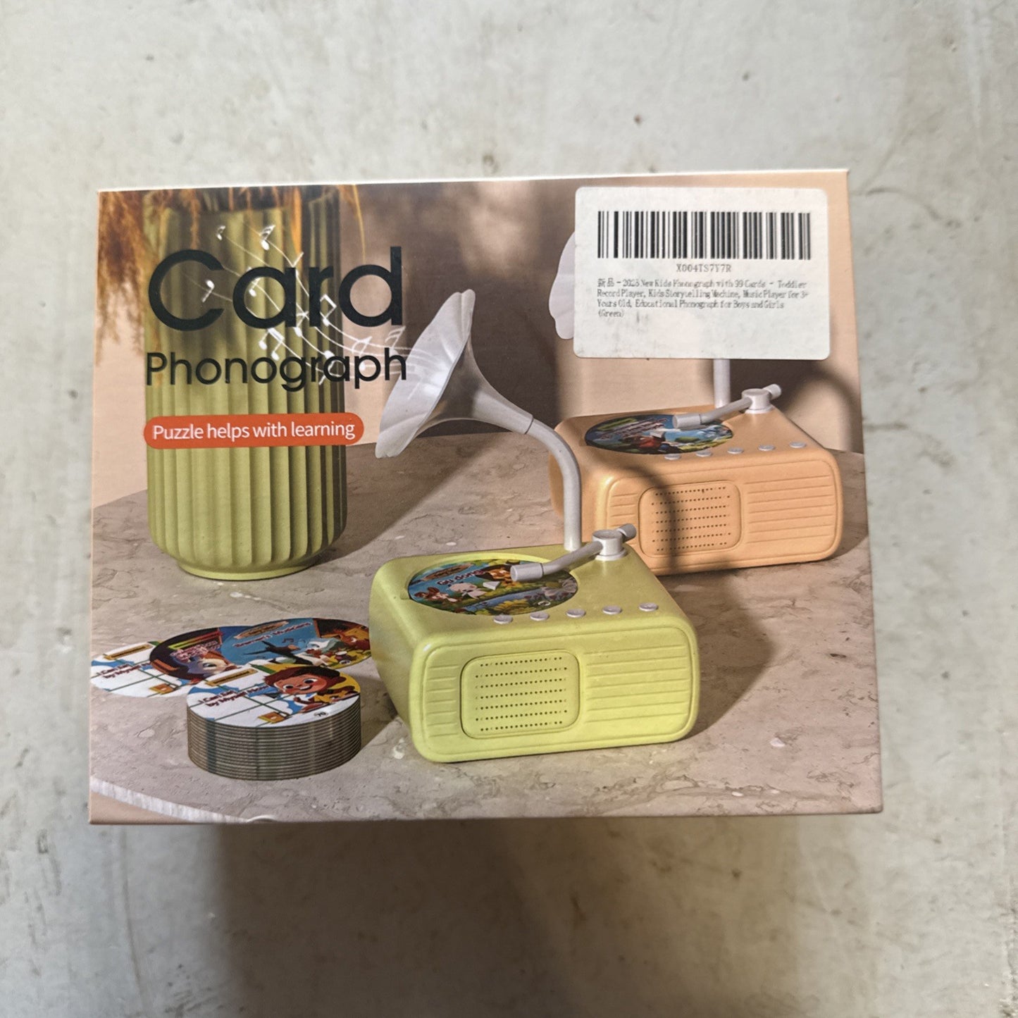 Kids Phonograph Multiuse Small Music Box Storytelling Toys Mini Music Player