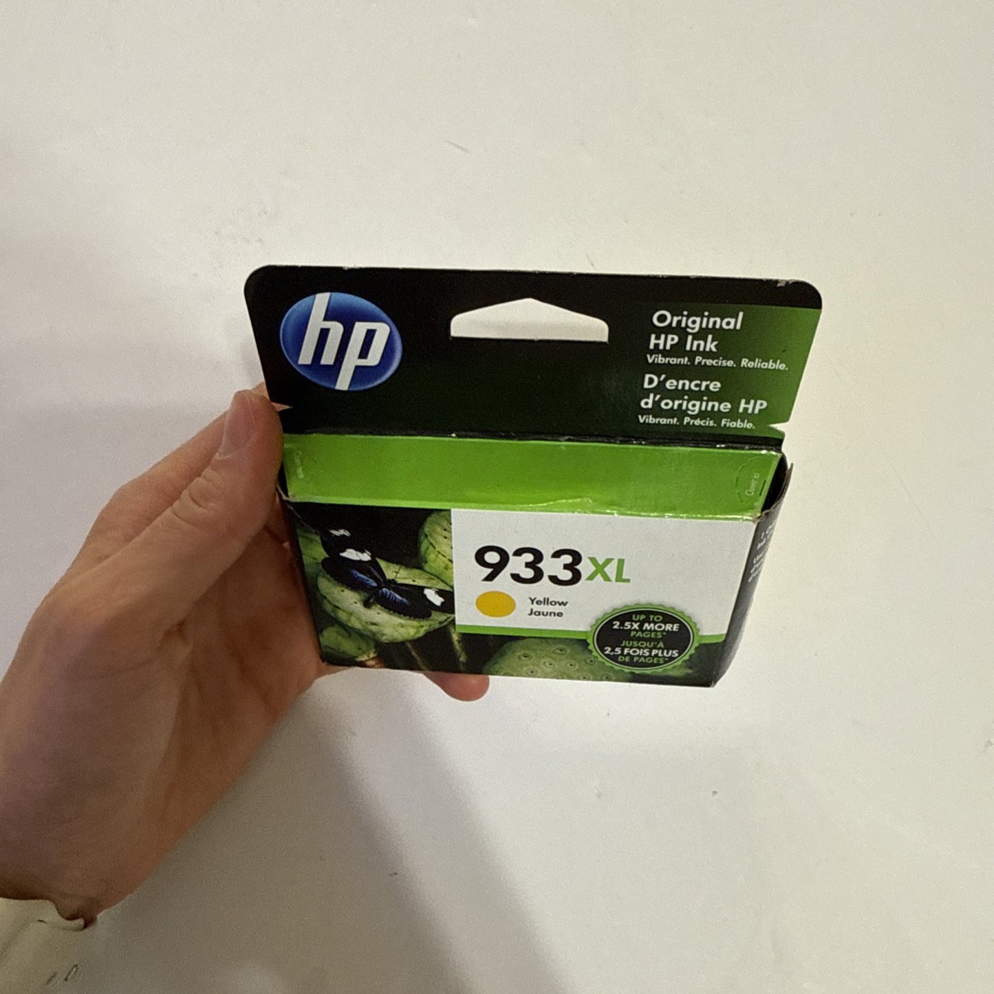 Genuine OEM HP 933xl High Yield Yellow Ink Cartridge Exp 2022-2023
