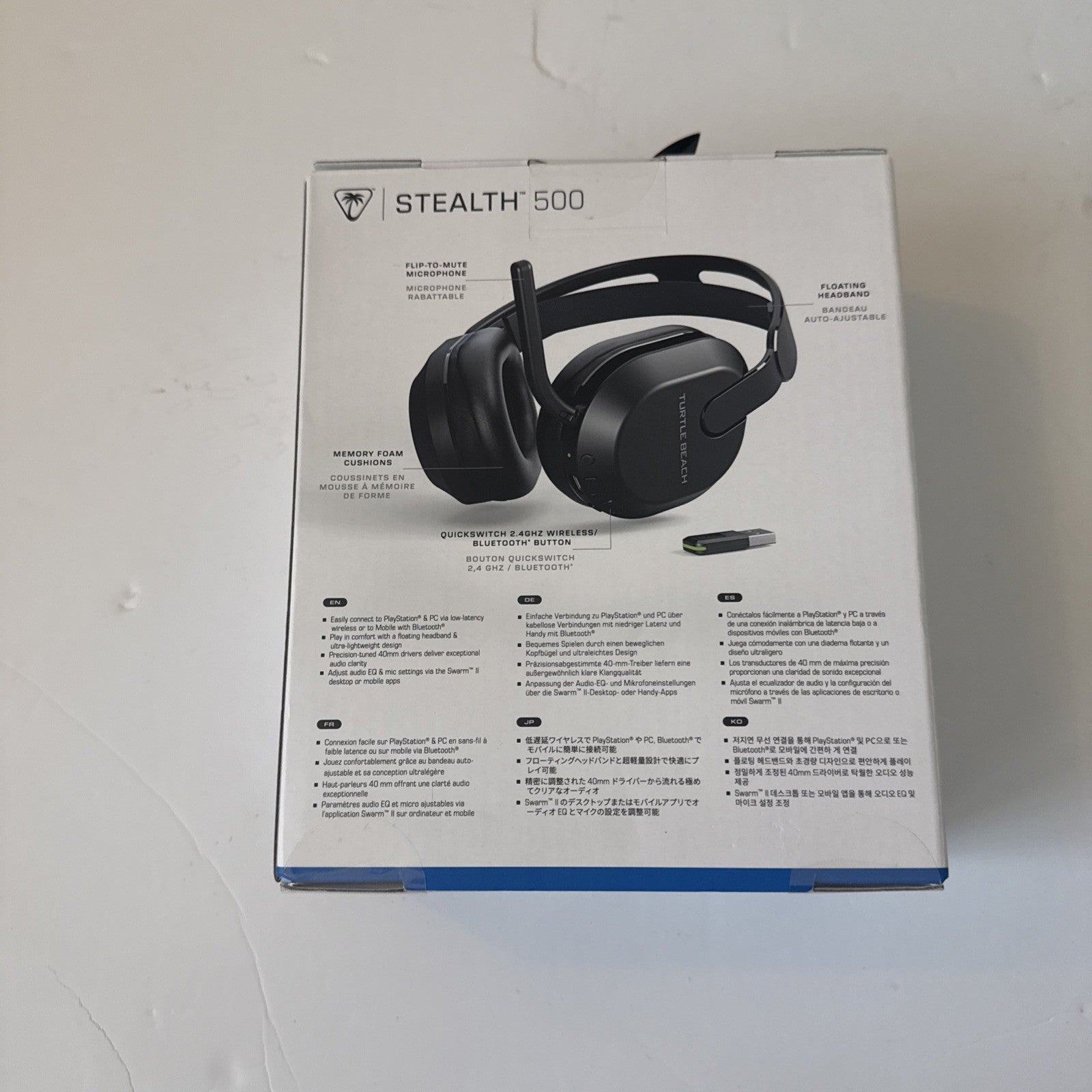 NEW SEALED Turtle Beach Stealth 500 Wireless Gaming Headset For Playstation + PC