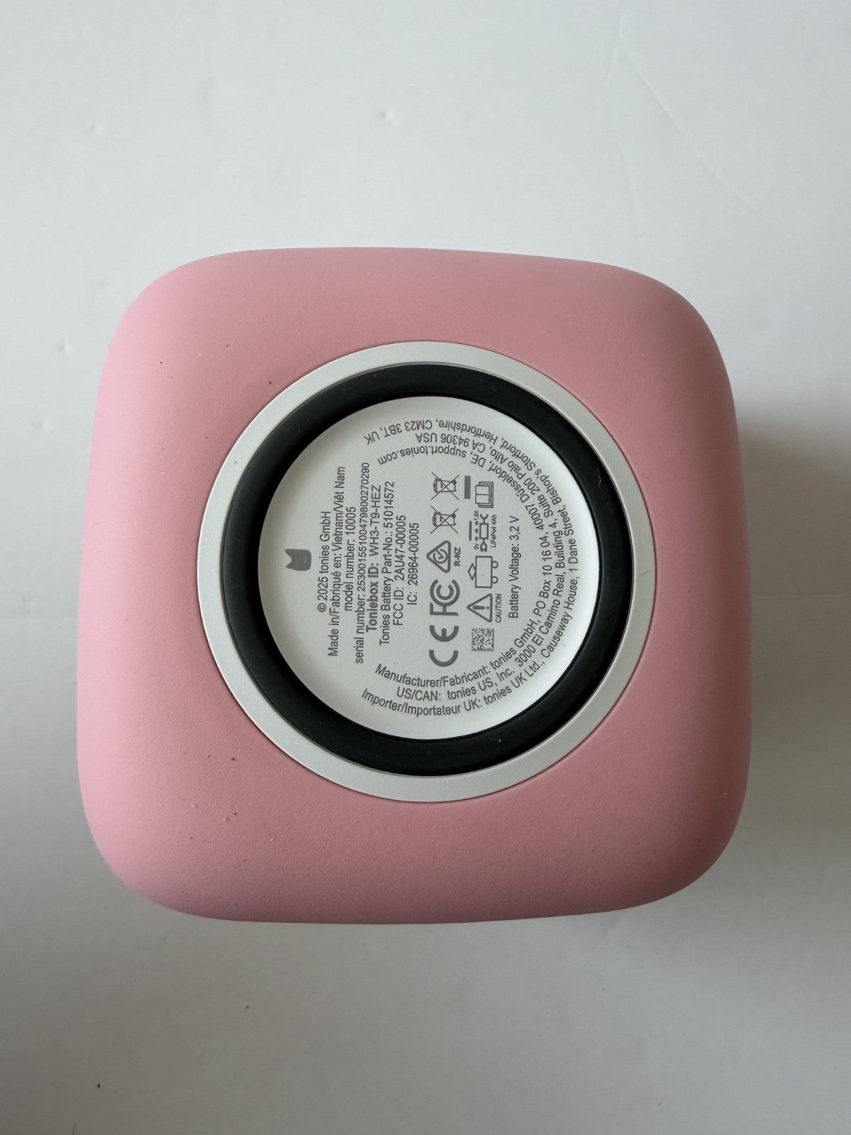 Tonies Toniebox 2 Electronic Learning System, Tonies cloud PINK BOX ONLY