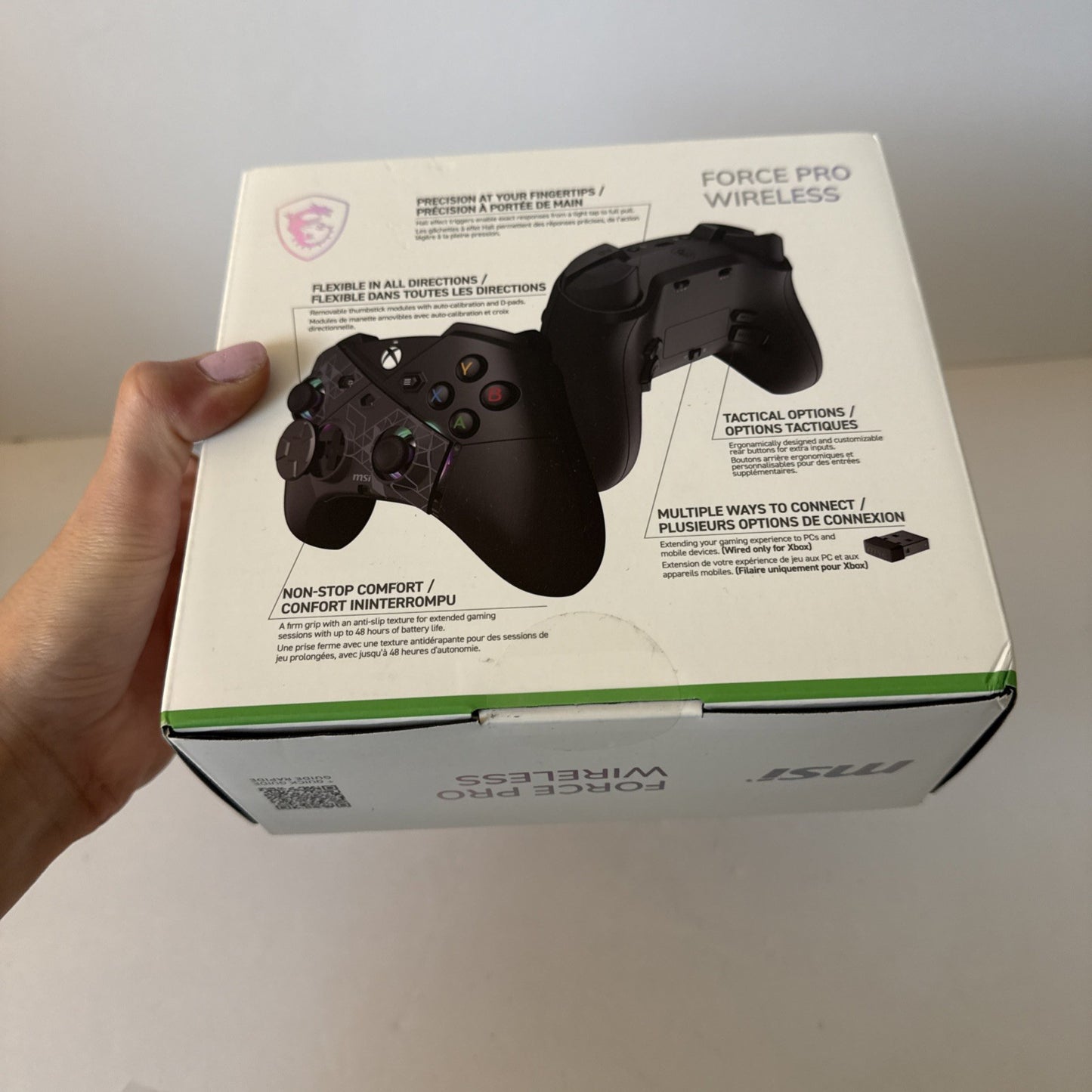 MSI Force PRO W Wireless Controller Black