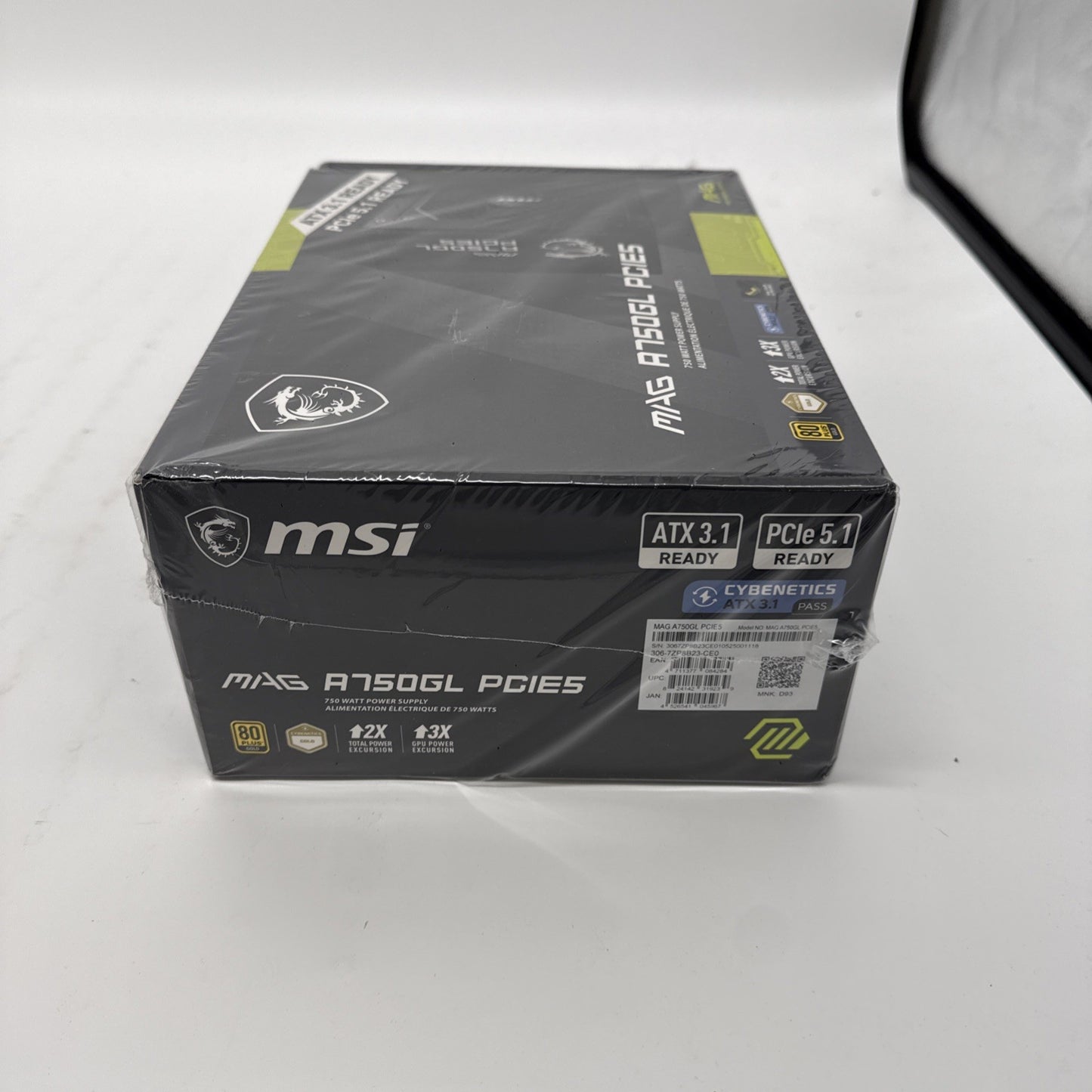 MSI MAG A750GL PCIe5 750W 80+ Gold ATX 3.1 Ready Gaming Power Supply SEALED