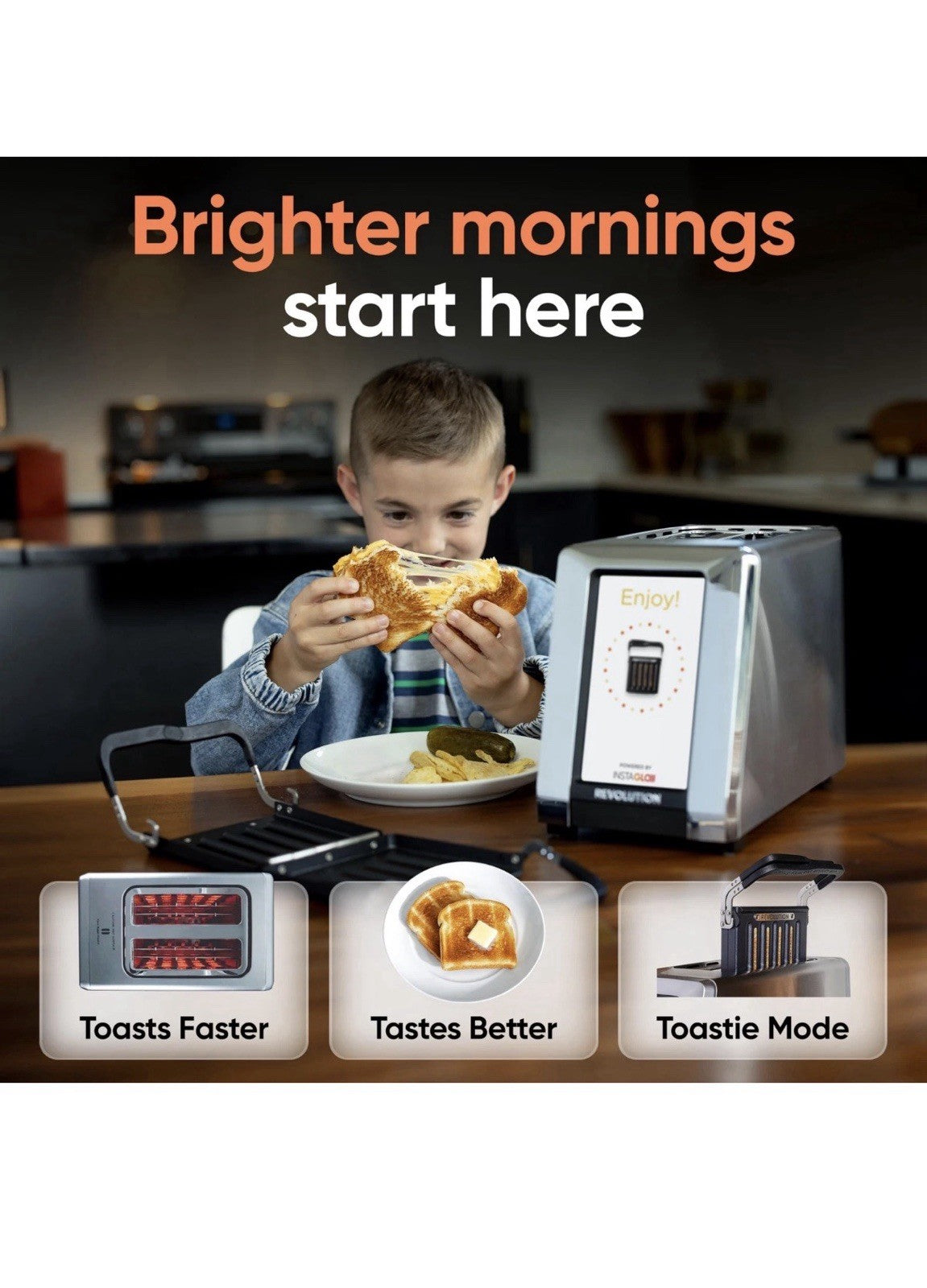 R180 Connect Plus Toaster with Touchscreen – Choose from 40+ Bread Types, 7 B...