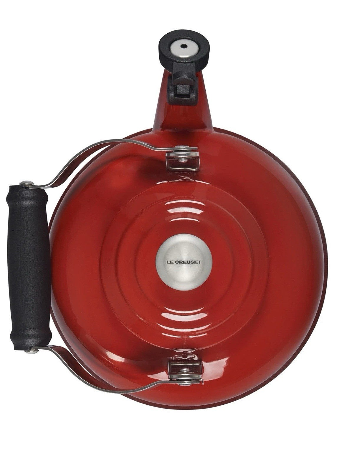Boil Water Fast - Le Creuset 1.7qt Whistling Tea Kettle Cerise See Pics