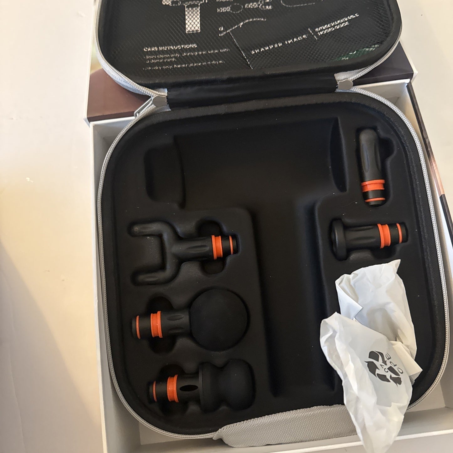 Sharper Image Powerboost Deep Tissue Percussion Massager - Black