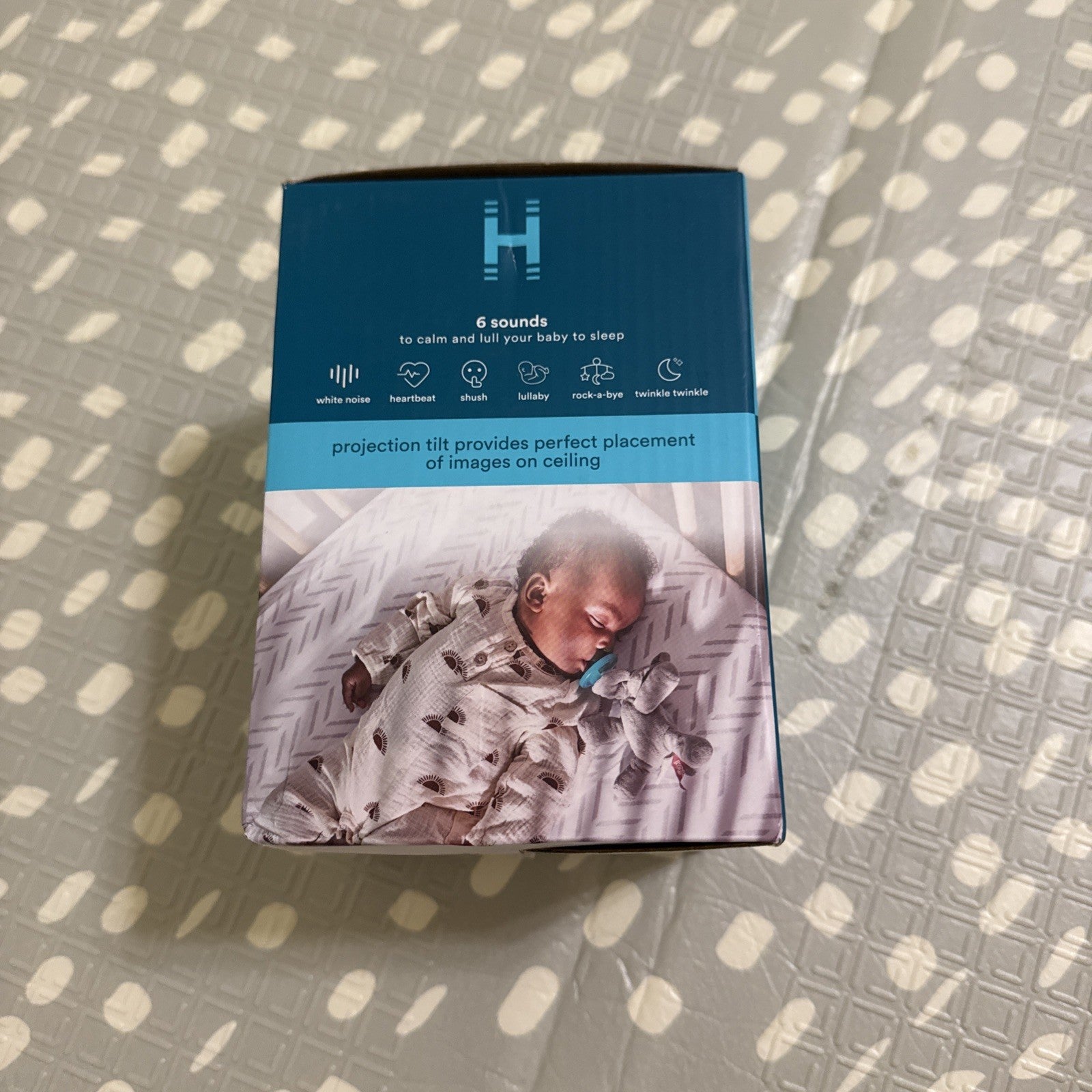 NEW - HUSH, LITTLE BABY By Homedics Soundsleep 2-in-1 Sound Machine + Projector.