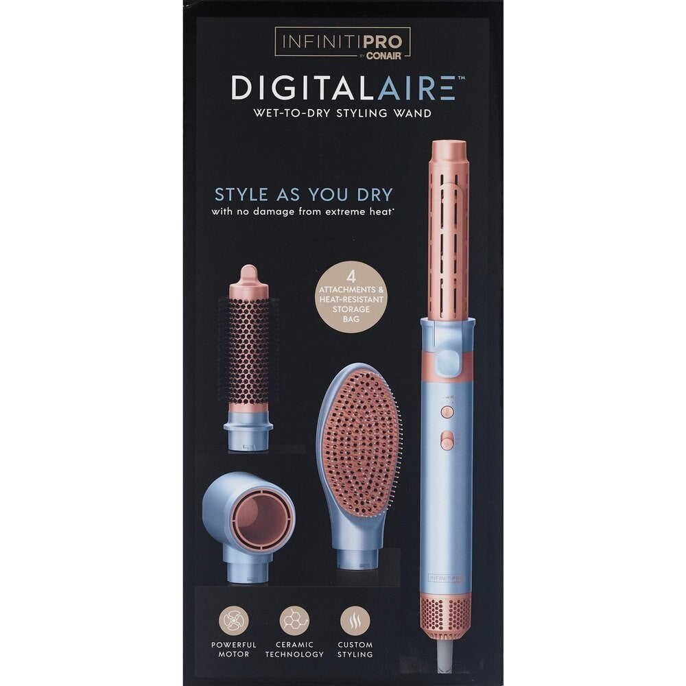 InfinitiPRO by Conair DigitalAIRE Multi-Attachment Styling System