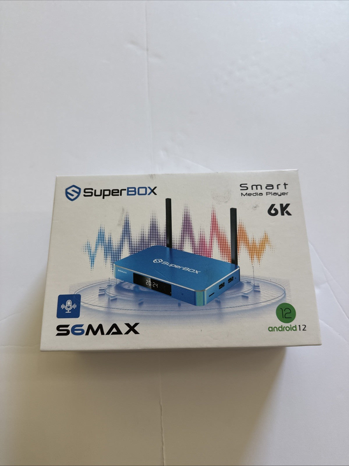 SuperBox S6 Max 2025 Model, 6K UltraHD, BlueTooth Voice Command