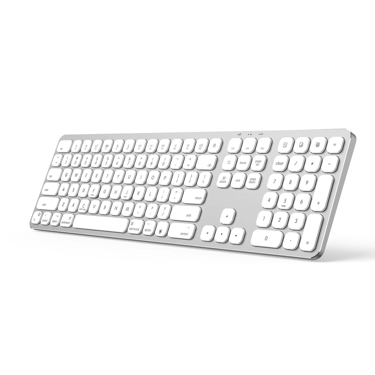 SODI Aluminum Rechargeable Backlit Wireless Mac Keyboard with Numeric Keys NEW