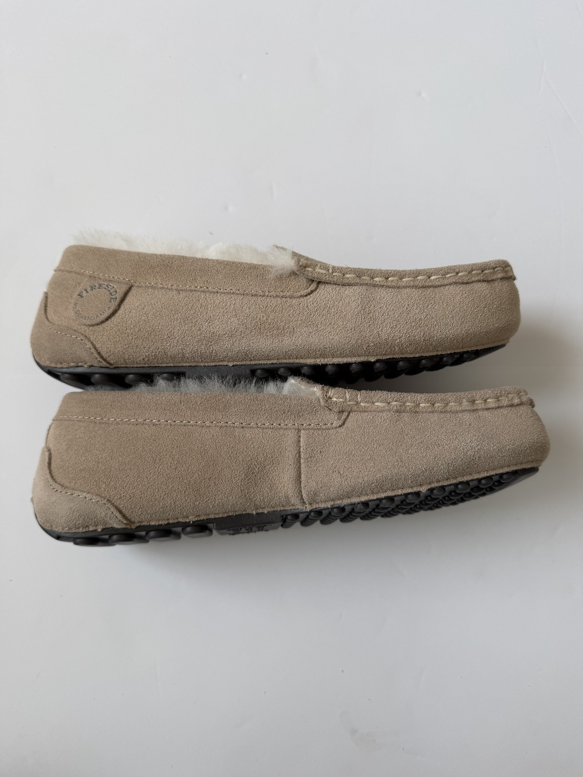 Fireside By Dearfoams Women's Mel Genuine Shearling Moccasin Slipper