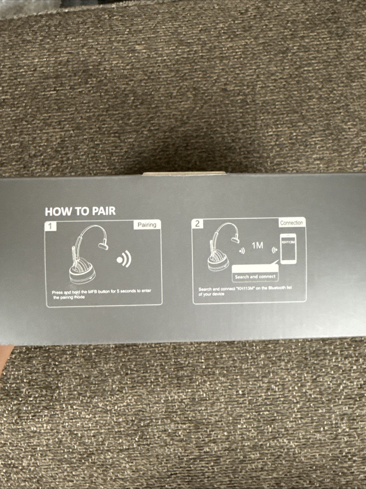 headset bluetooth wireless noise cancelling headphones.     Brand: Mopchnic