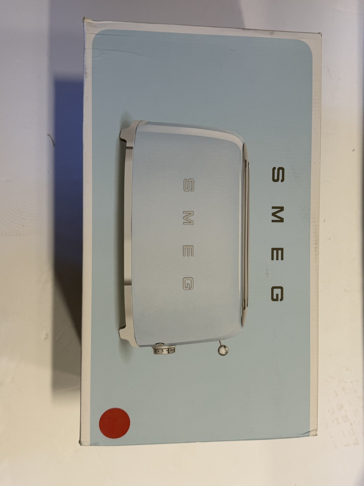 SMEG - TSF02 4-Slice Long Wide-Slot Toaster - RED (open box)