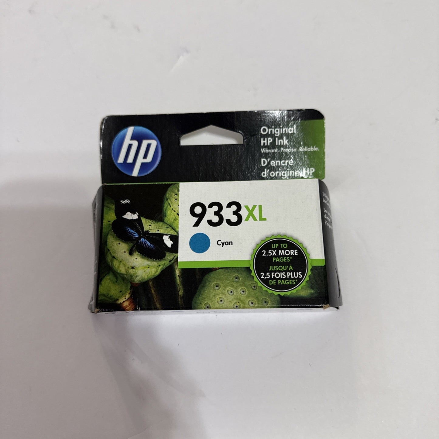 HP 933XL Cyan Ink CN054AN140 Cartridge EXP 01/2022