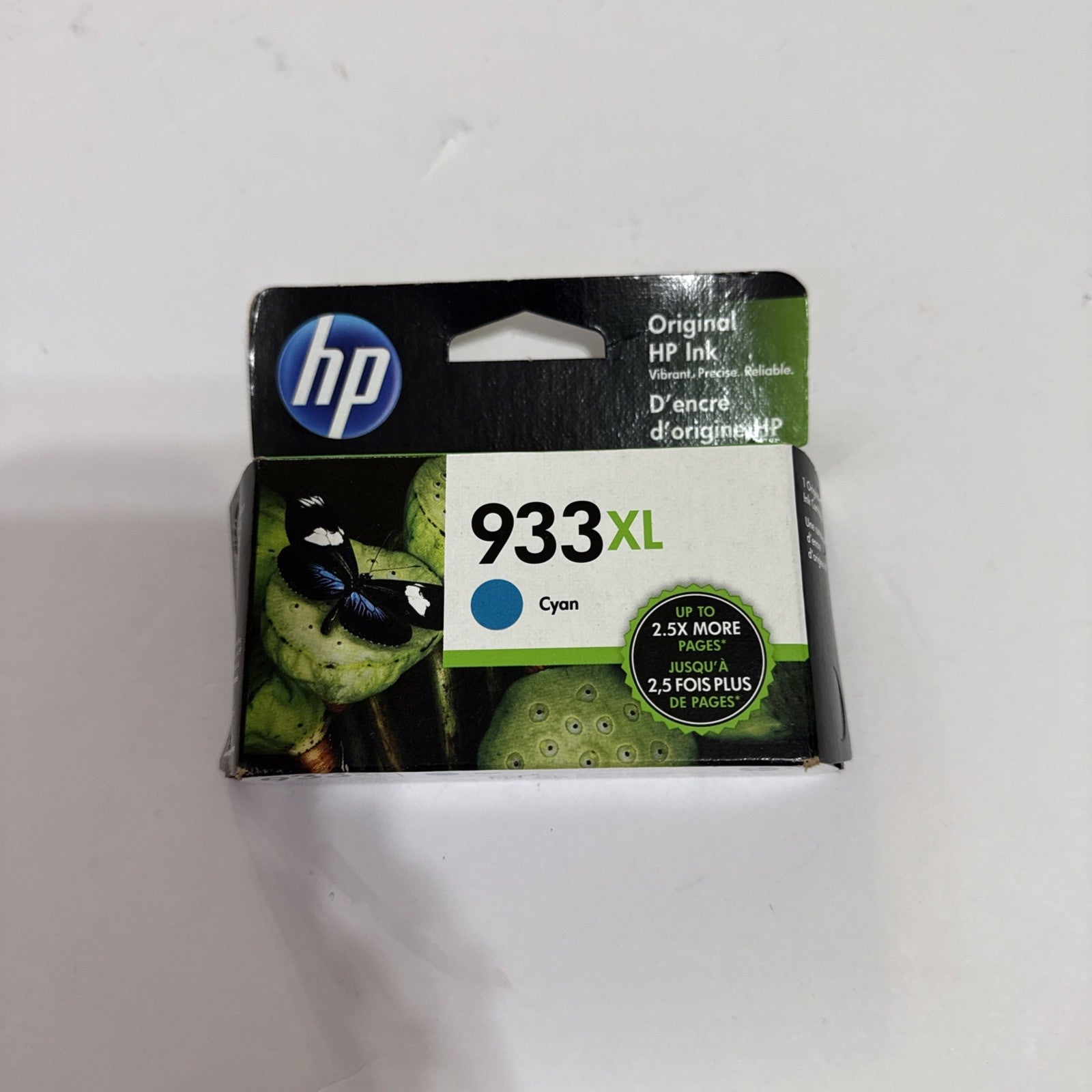HP 933XL Cyan Ink CN054AN140 Cartridge EXP 01/2022