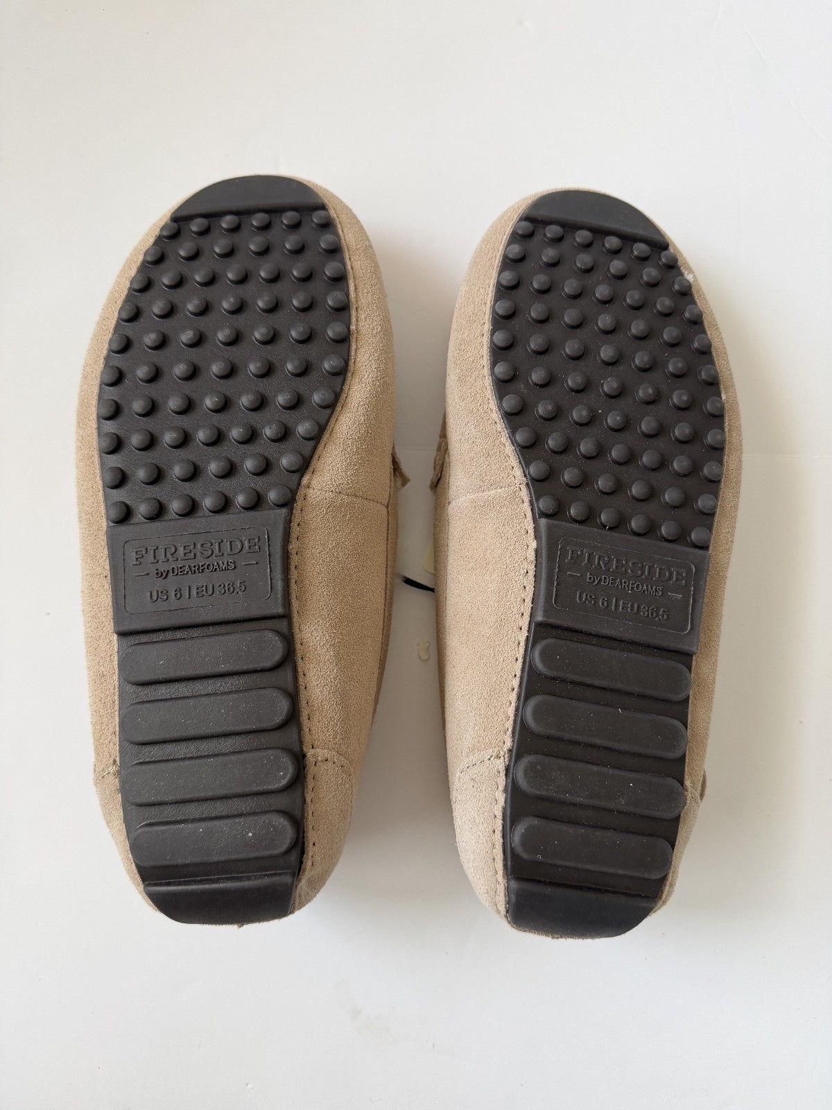 Fireside By Dearfoams Women's Mel Genuine Shearling Moccasin Slipper