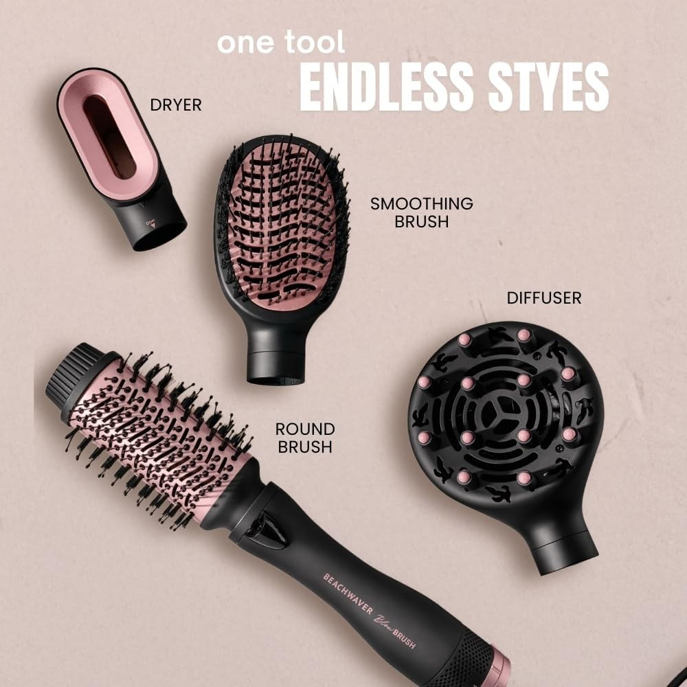 Beachwaver Blow Brush 4 In 1 Hair Dryer Set New In Box & Sealed
