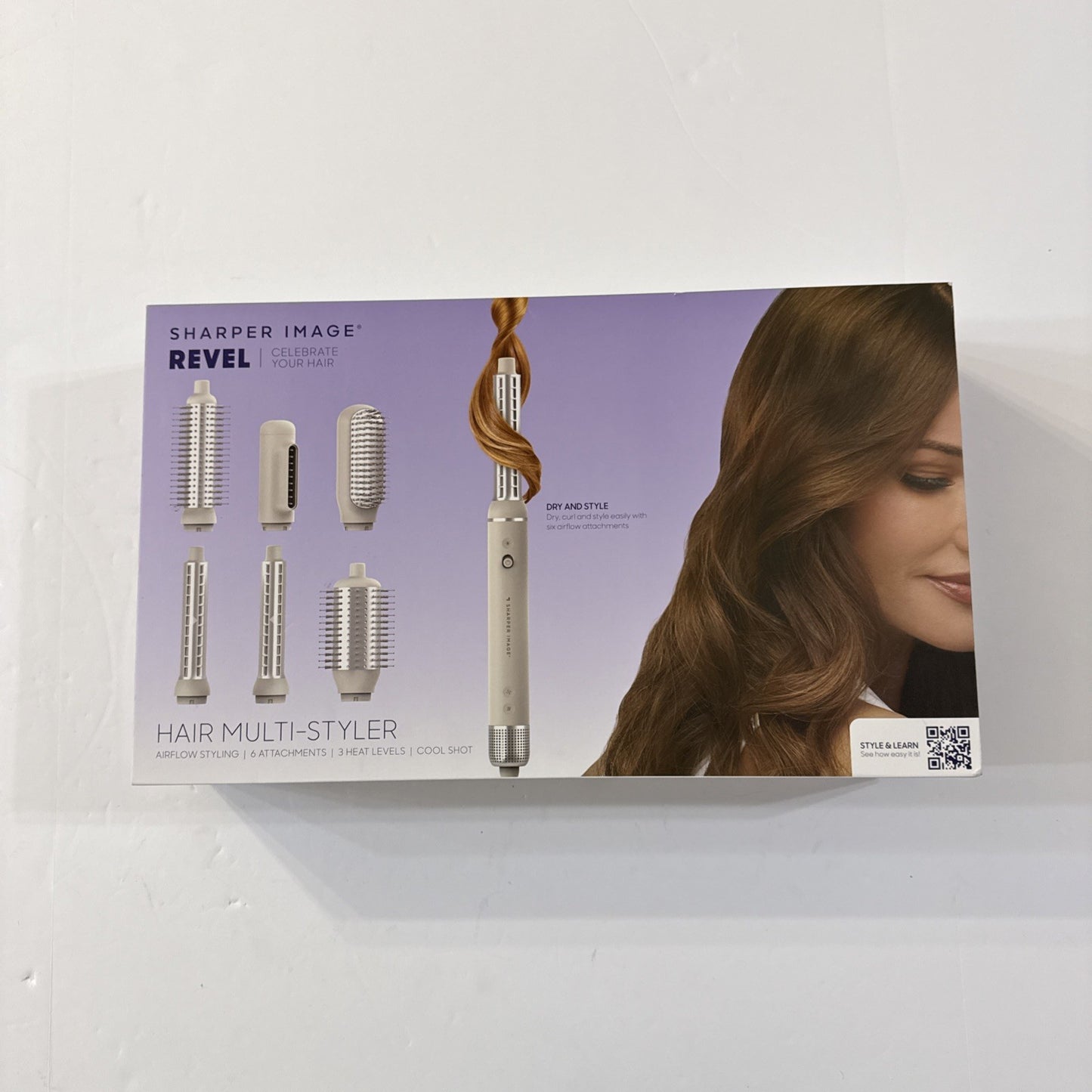 Sharper Image Revel 6 in 1 Hair Multi-Styler - 6 attachments