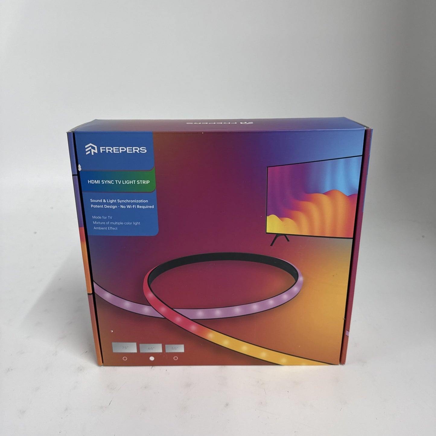 Frepers HDMI Sync TV Sound Multicolor Light Strip 65”