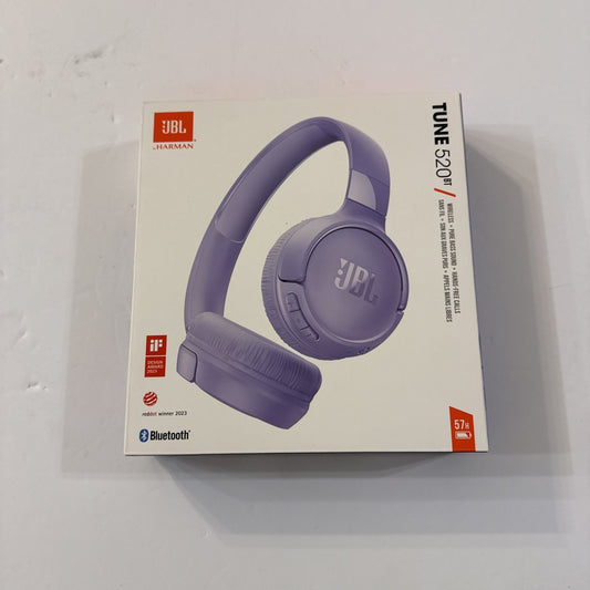 JBL Tune 520BT Wireless Bluetooth Headphones Purple NEW SEALED