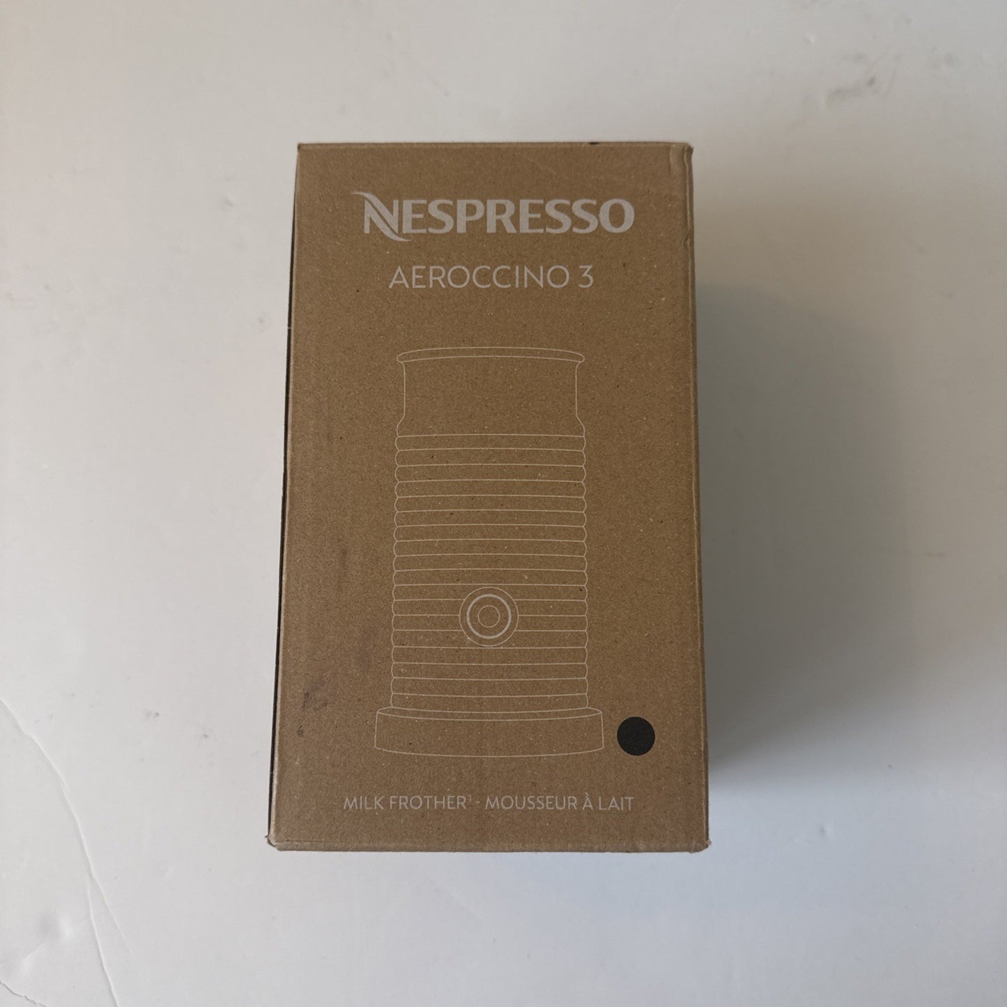 Nespresso Aeroccino 3 Electric Milk Frother - Black 