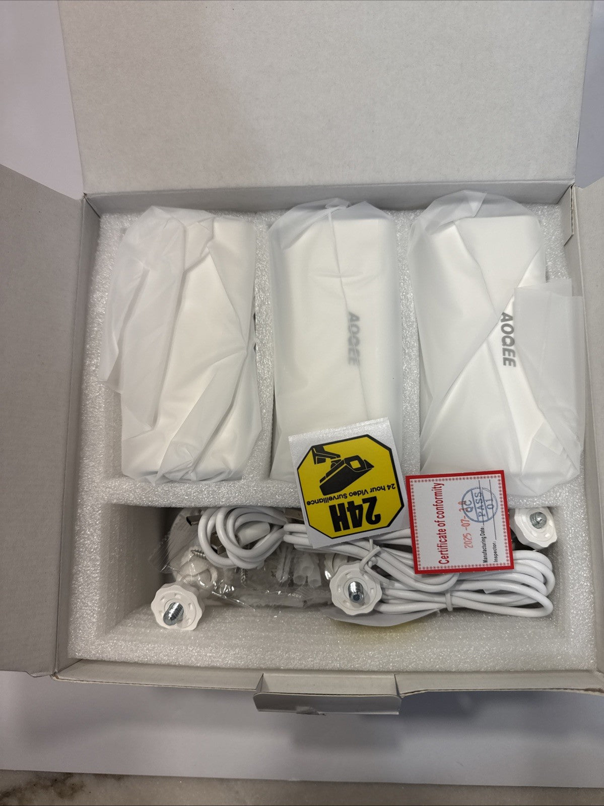 Cameras for Home Security-2.4GHz Wireless Security Camera Outdoor with AI Motion
