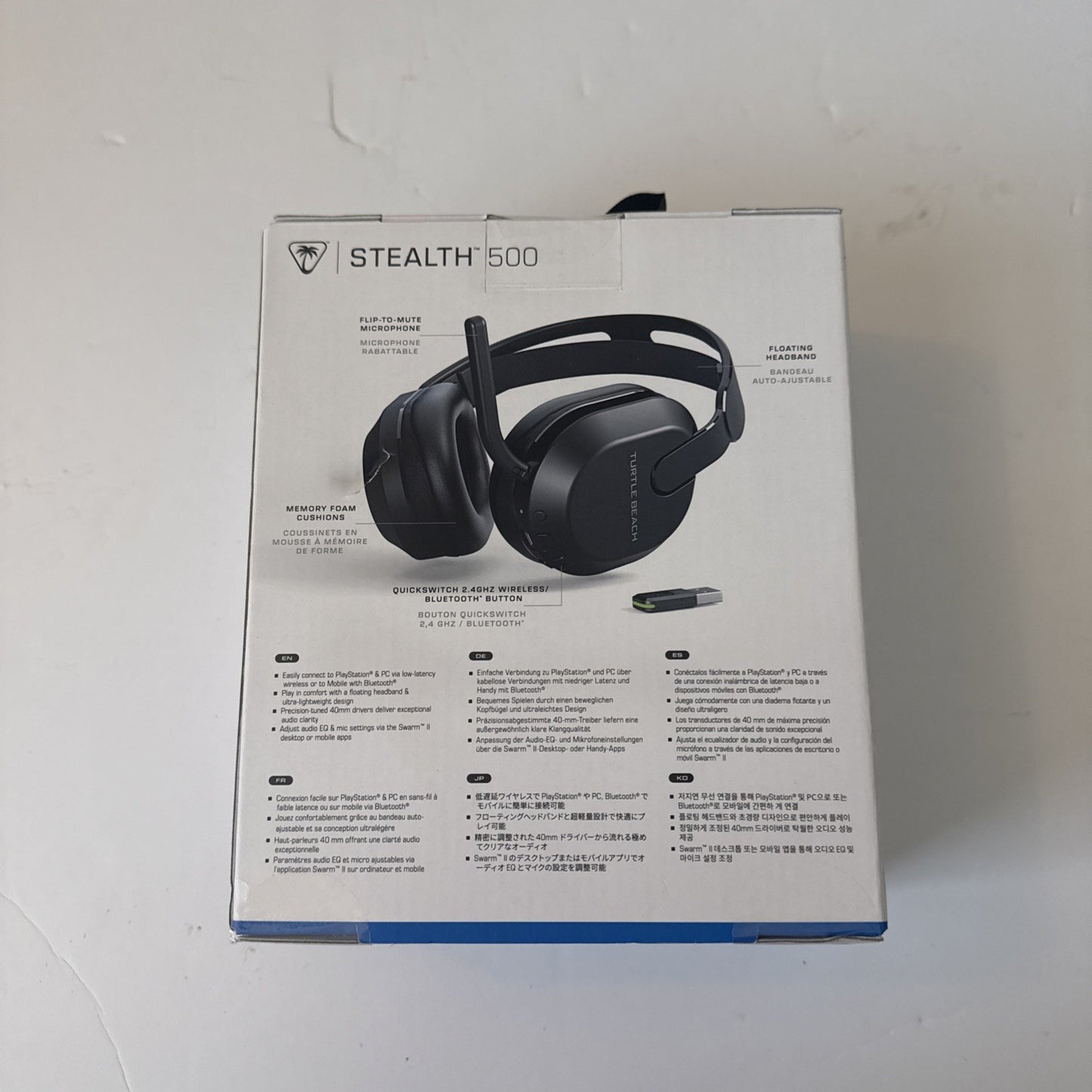 NEW SEALED Turtle Beach Stealth 500 Wireless Gaming Headset For Playstation + PC