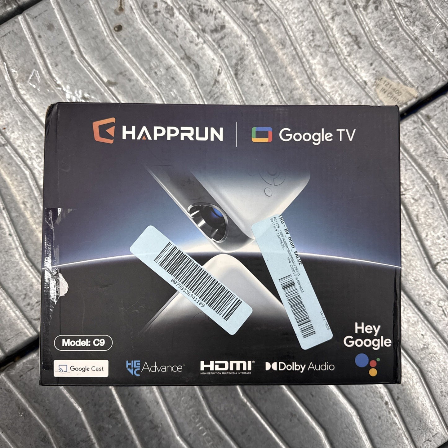 Official Licensed Google TV Smart Projector, HAPPRUN 4K UHD Home Theater