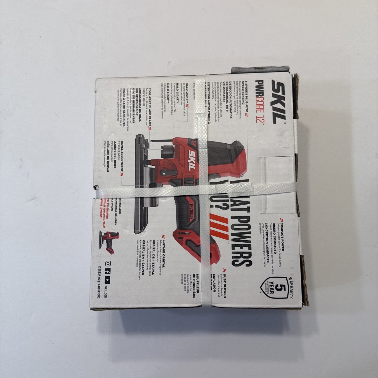Skil PWRCORE 12 Brushless 12v Jigsaw Kit (JJS5833A-00) Tool Only